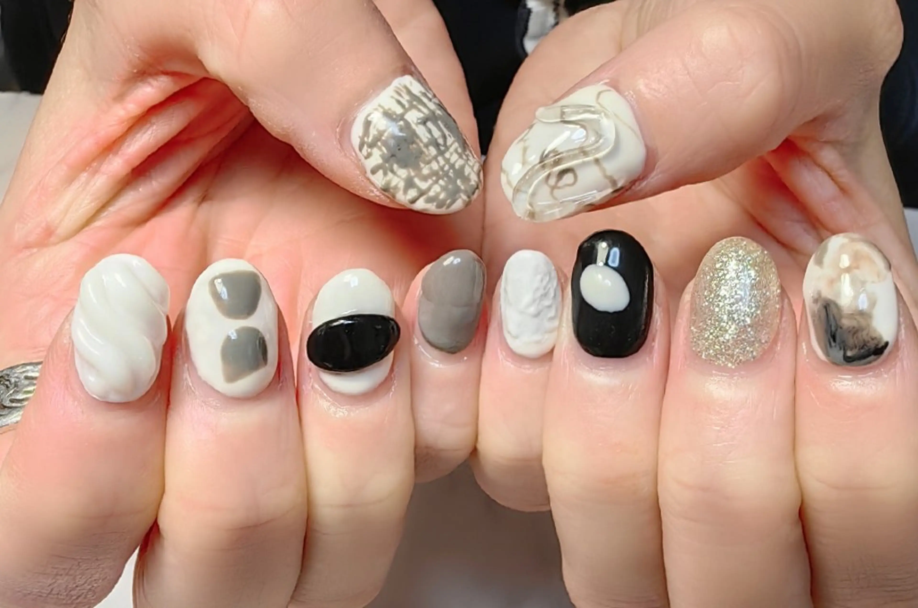 ネイル ニュアンスネイル ハンドネイル reve あやののネイルデザイン