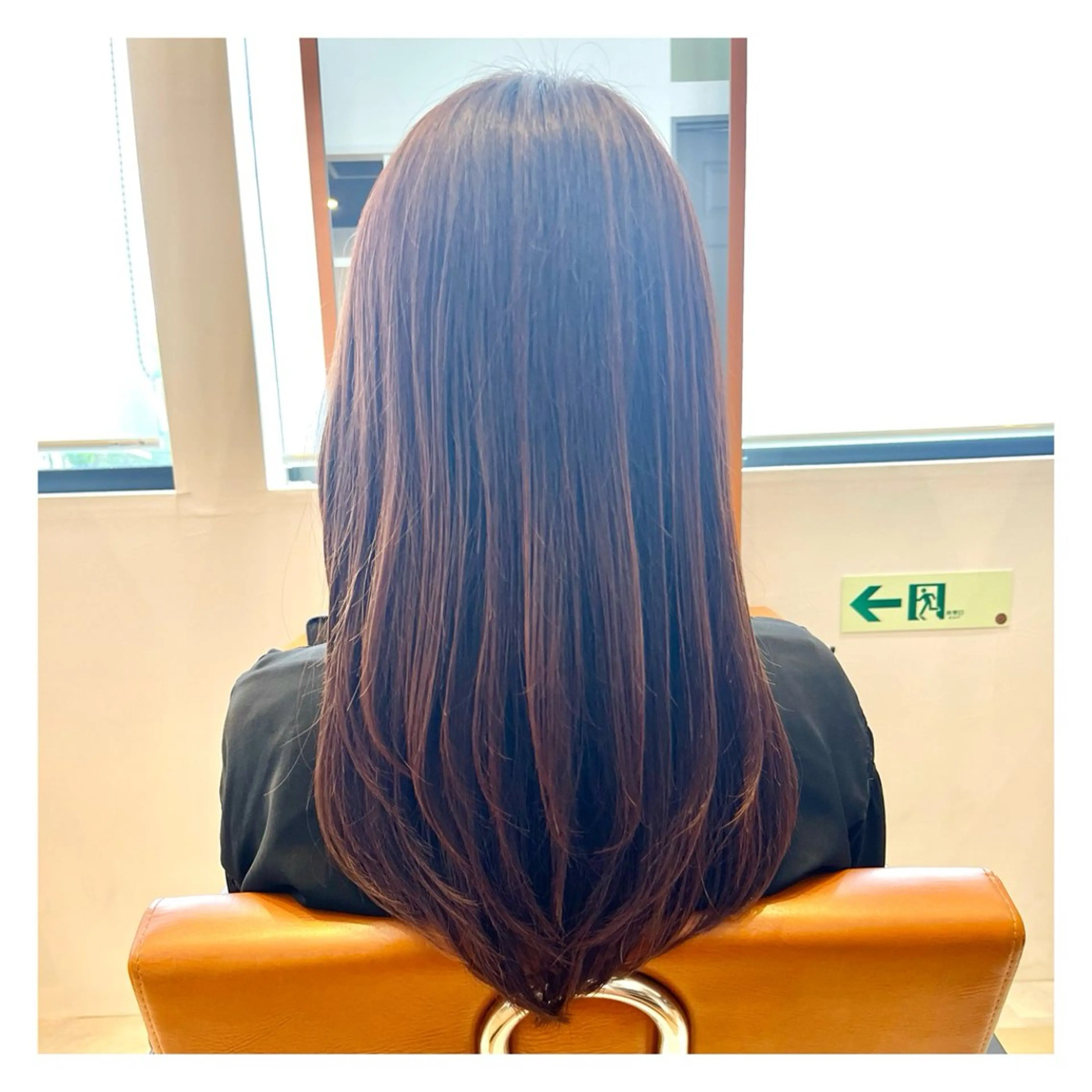 ロング レイヤーカット agu hair north所属・北上 春華のヘアスタイル