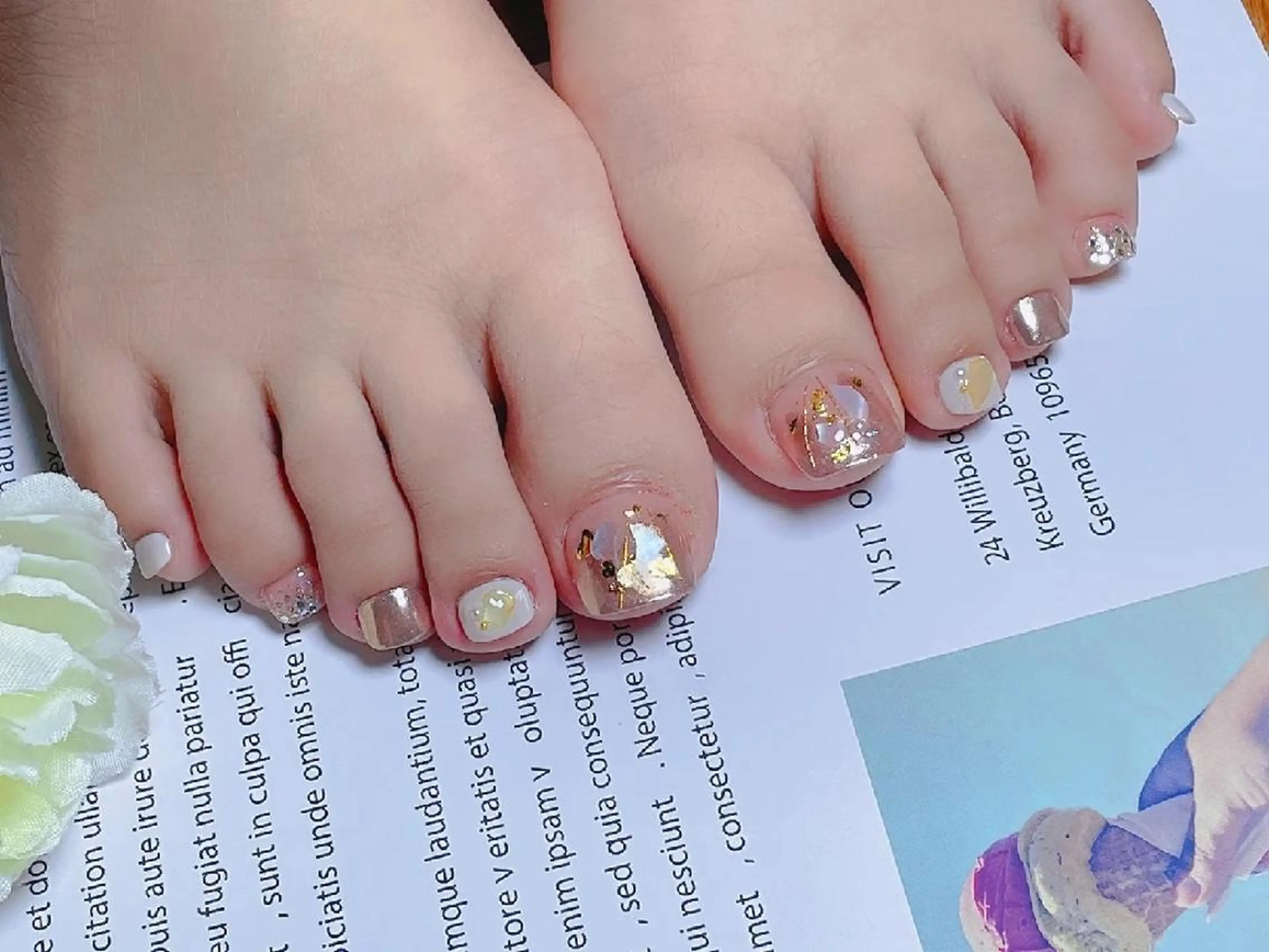 ネイル フットネイル E·U·B ネイル所属・横浜市中区曙町 E·U·Bネイルのネイルデザイン