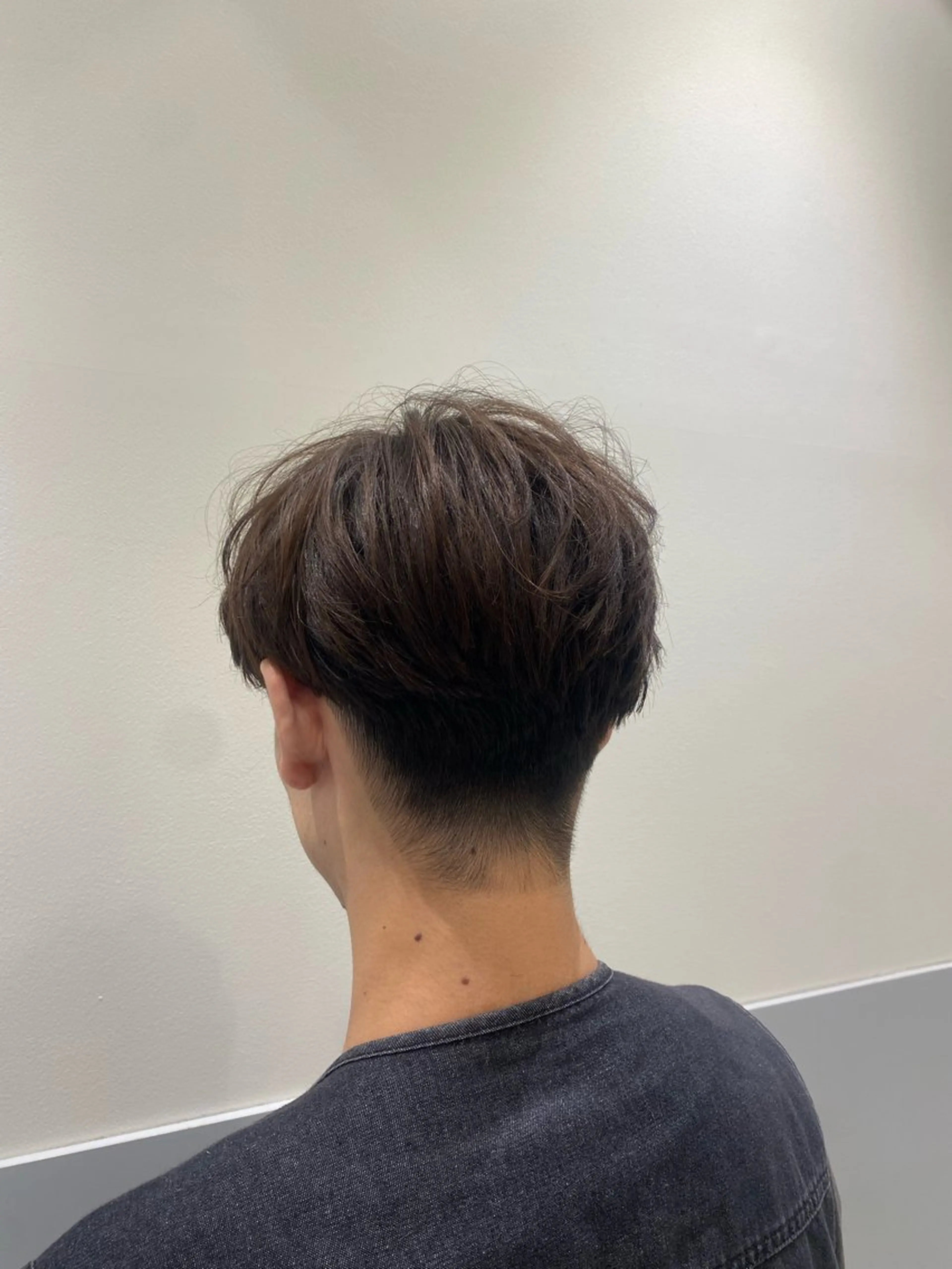 メンズカット➕ワンカラー🩵の写真