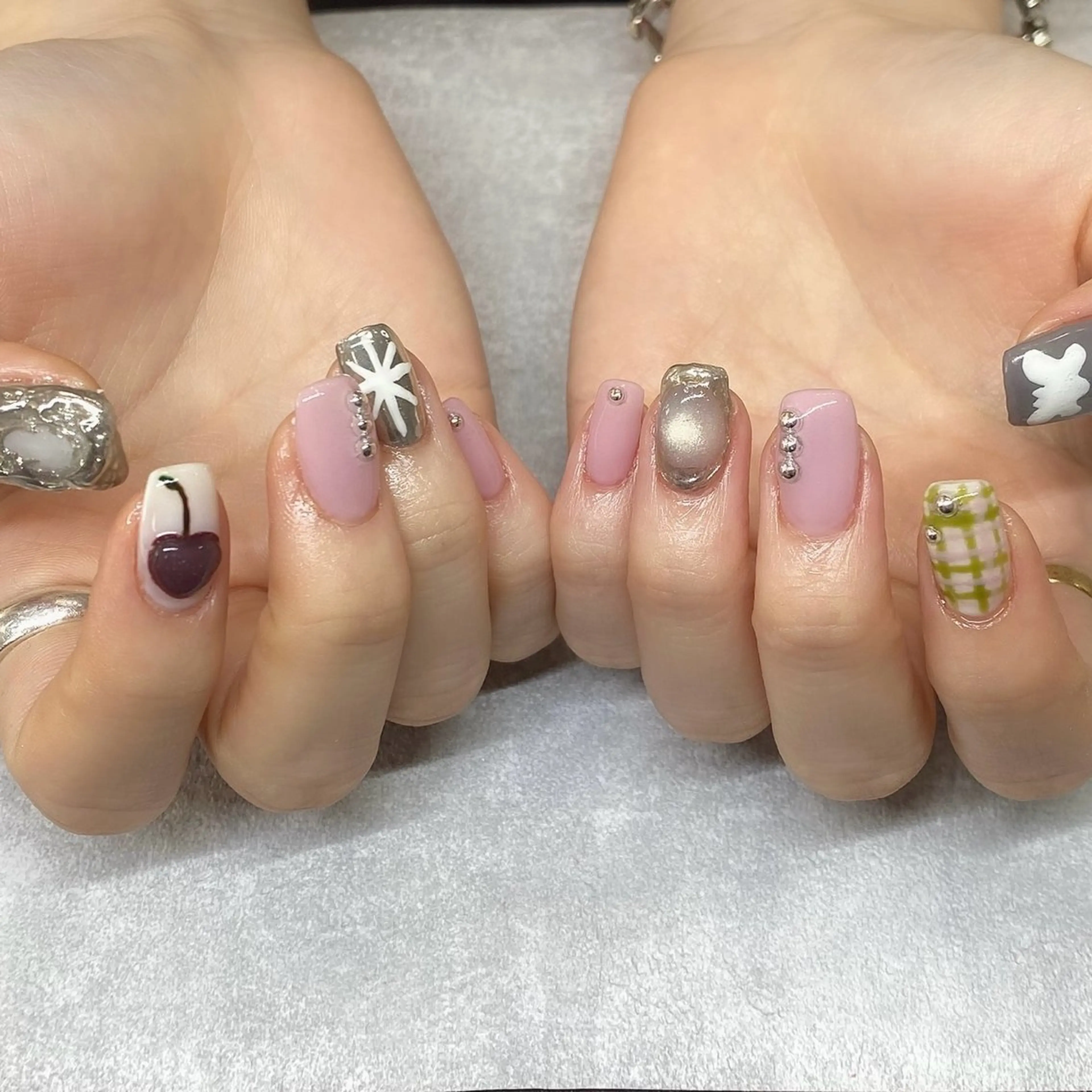 ネイル 持ち込み ハンドネイル KONDO RIHO♡のネイルデザイン