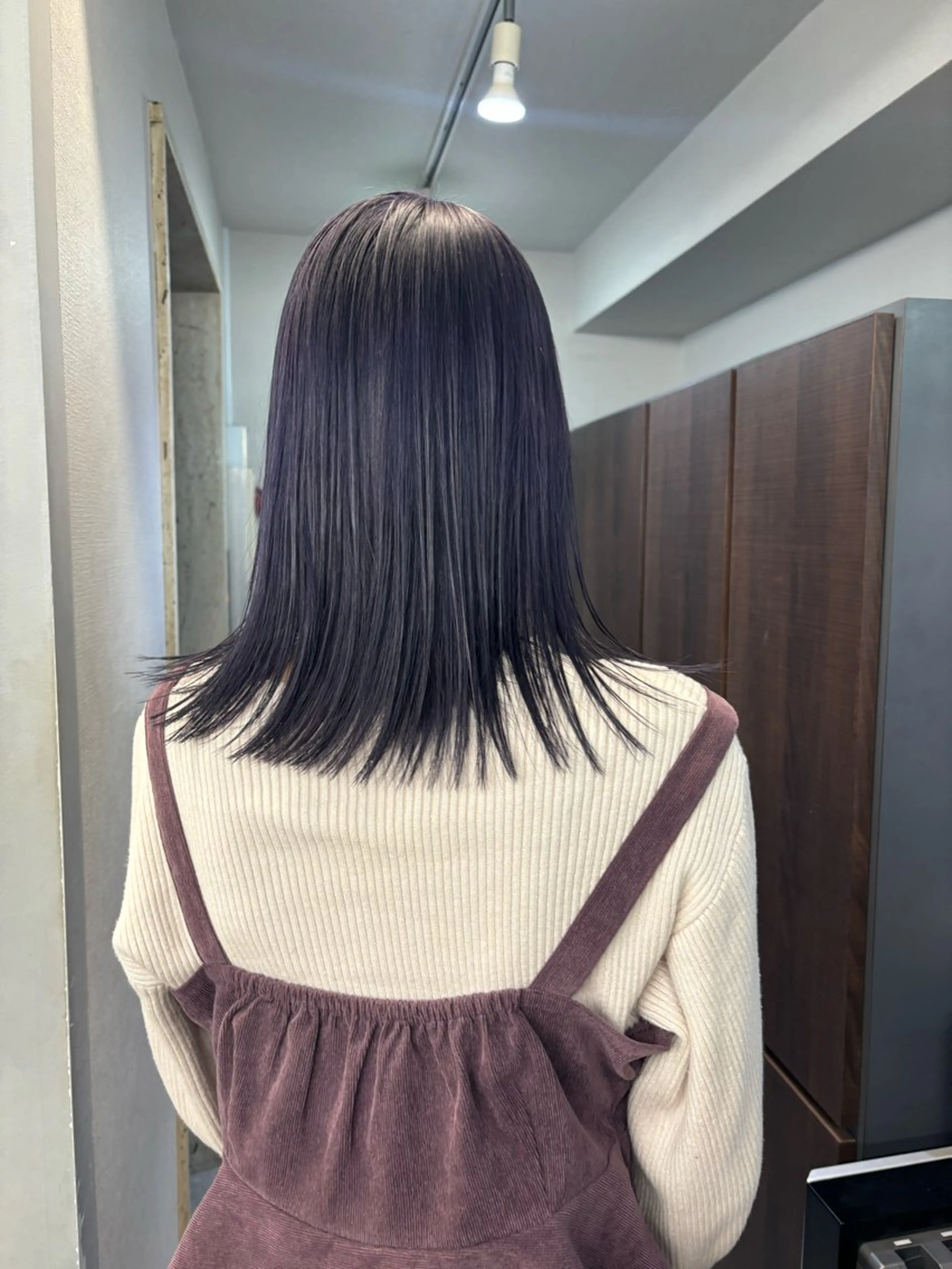 セミロング カット ヘアカラー ブリーチ&似合せボブ 田中寛十のヘアスタイル