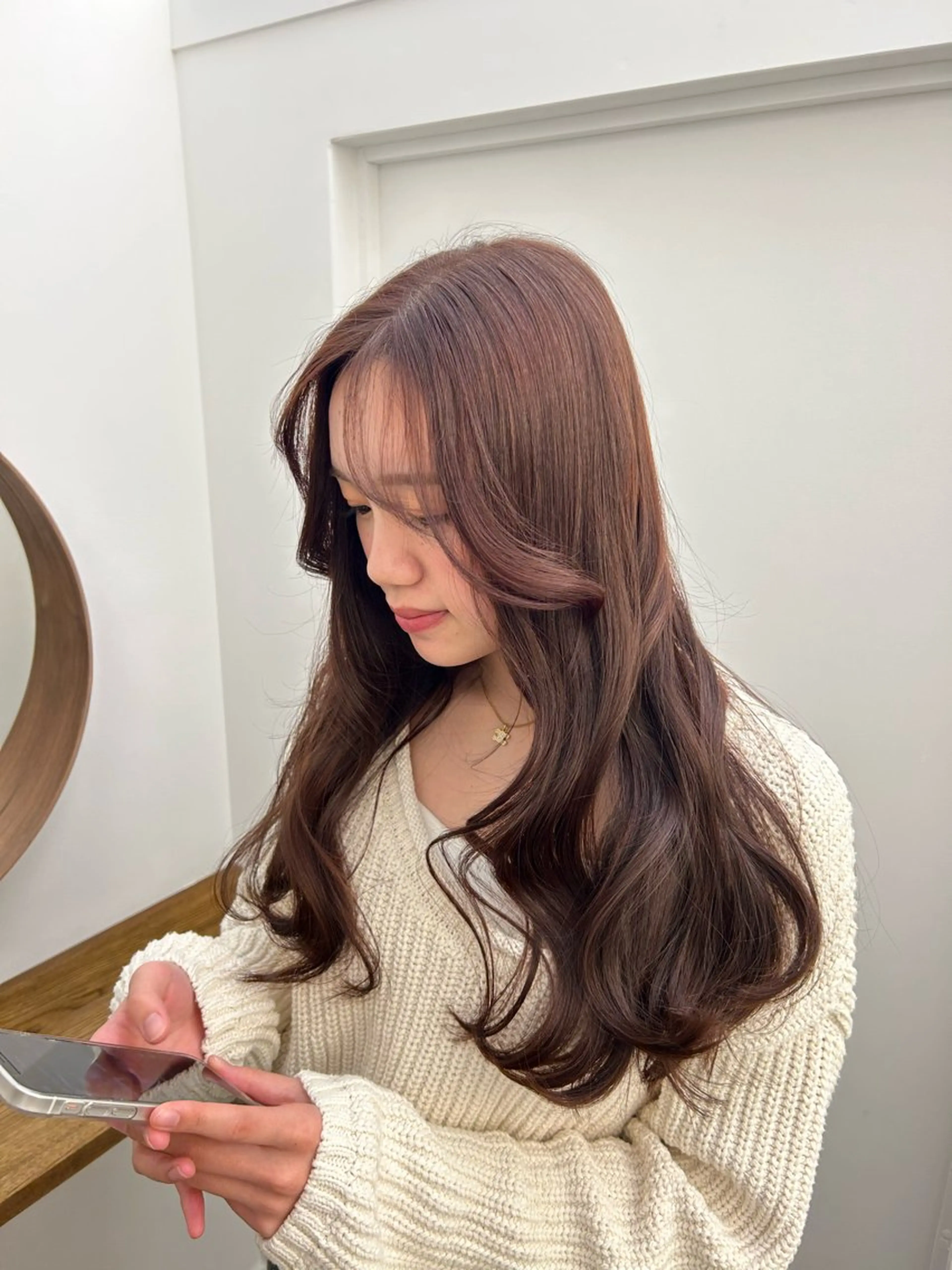 髪質改善カラー＋3stepトリートメントの写真