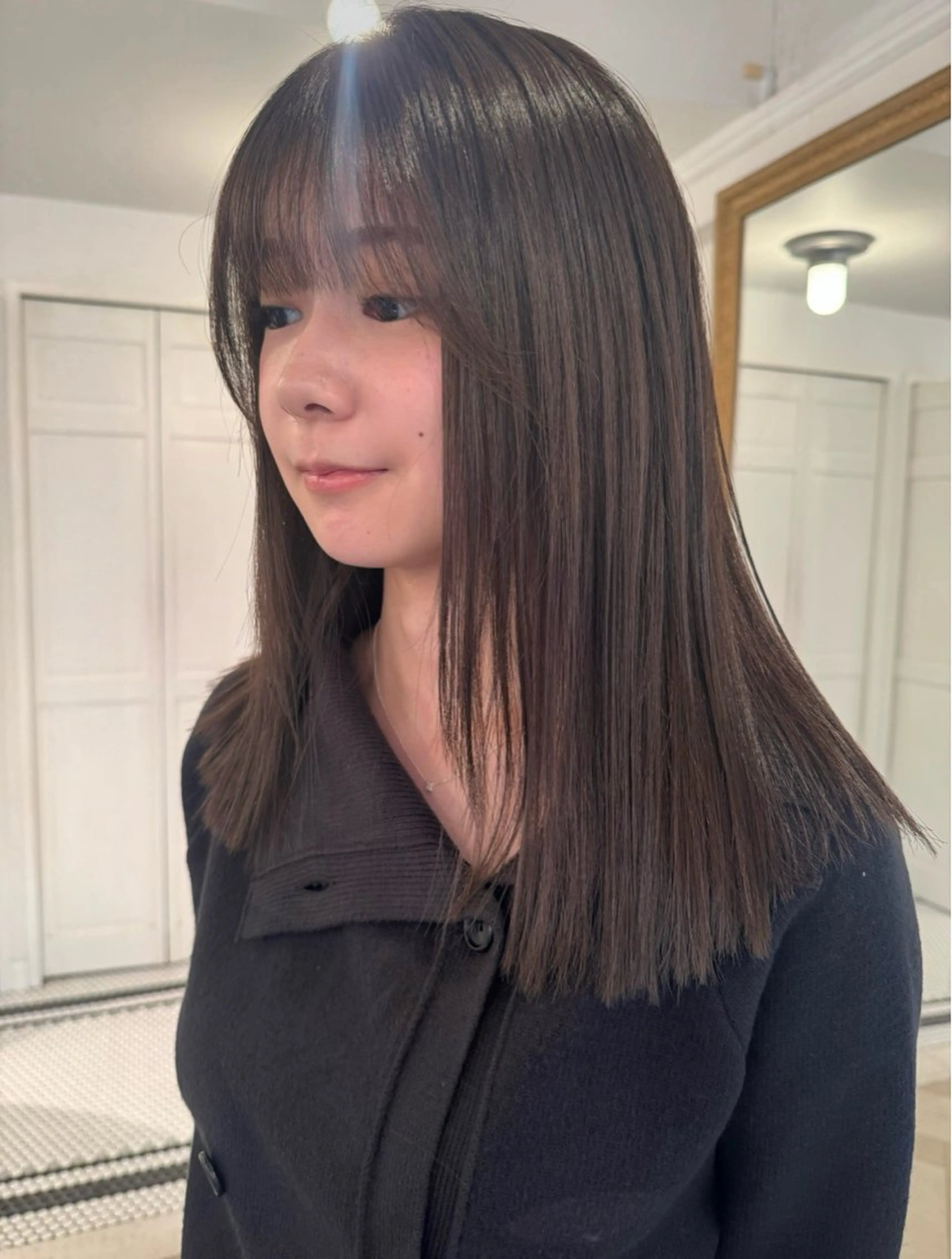 カラー カット ヘアカラー ブリーチカラー🎀 韓国風/寺門美優のヘアスタイル