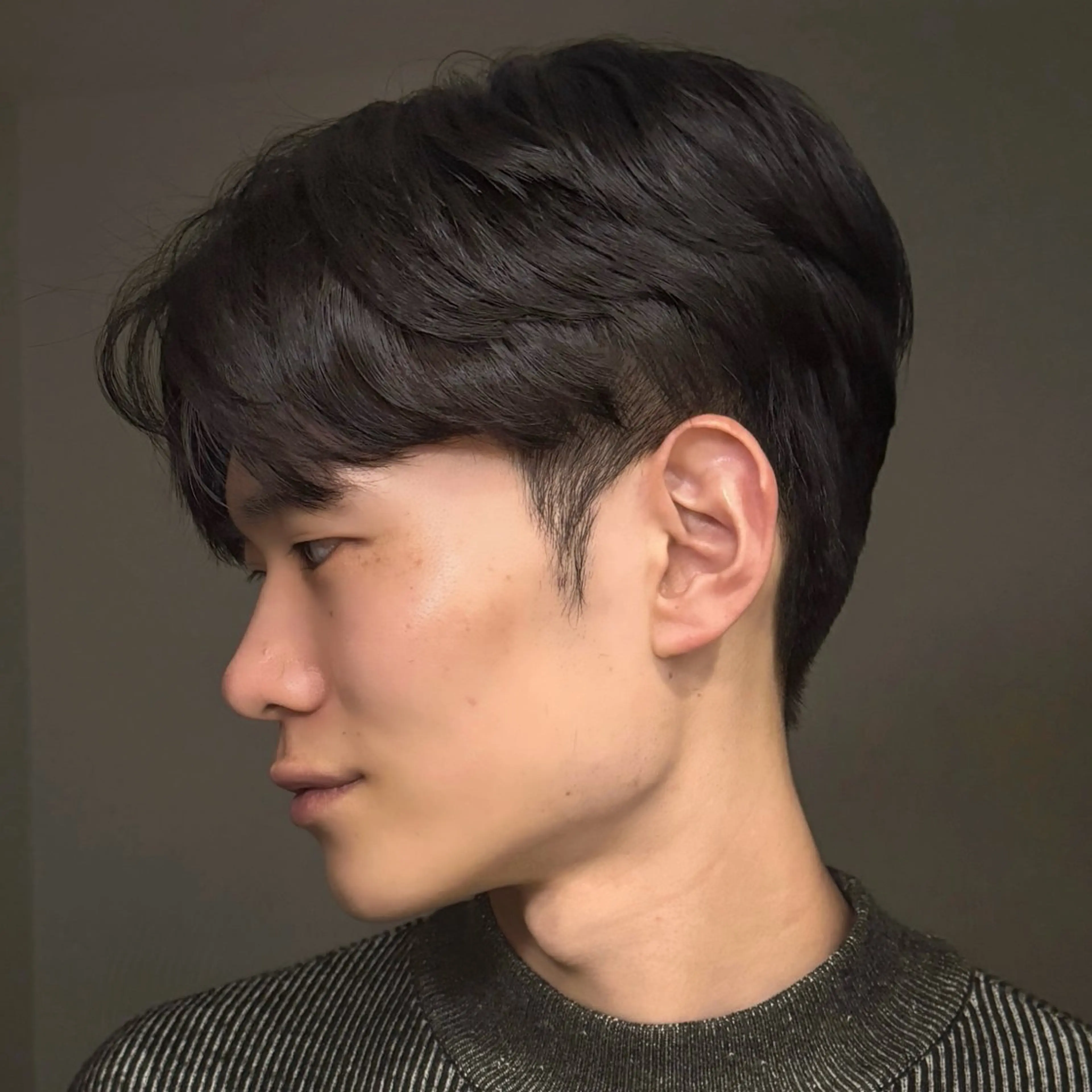 パーマ メンズ メンズパーマ ニュアンスパーマ カット パーマ GO TODAY シェアサロン　原宿　Verno店所属・センターパート特化/ メンズカット/ヒロキのヘアスタイル