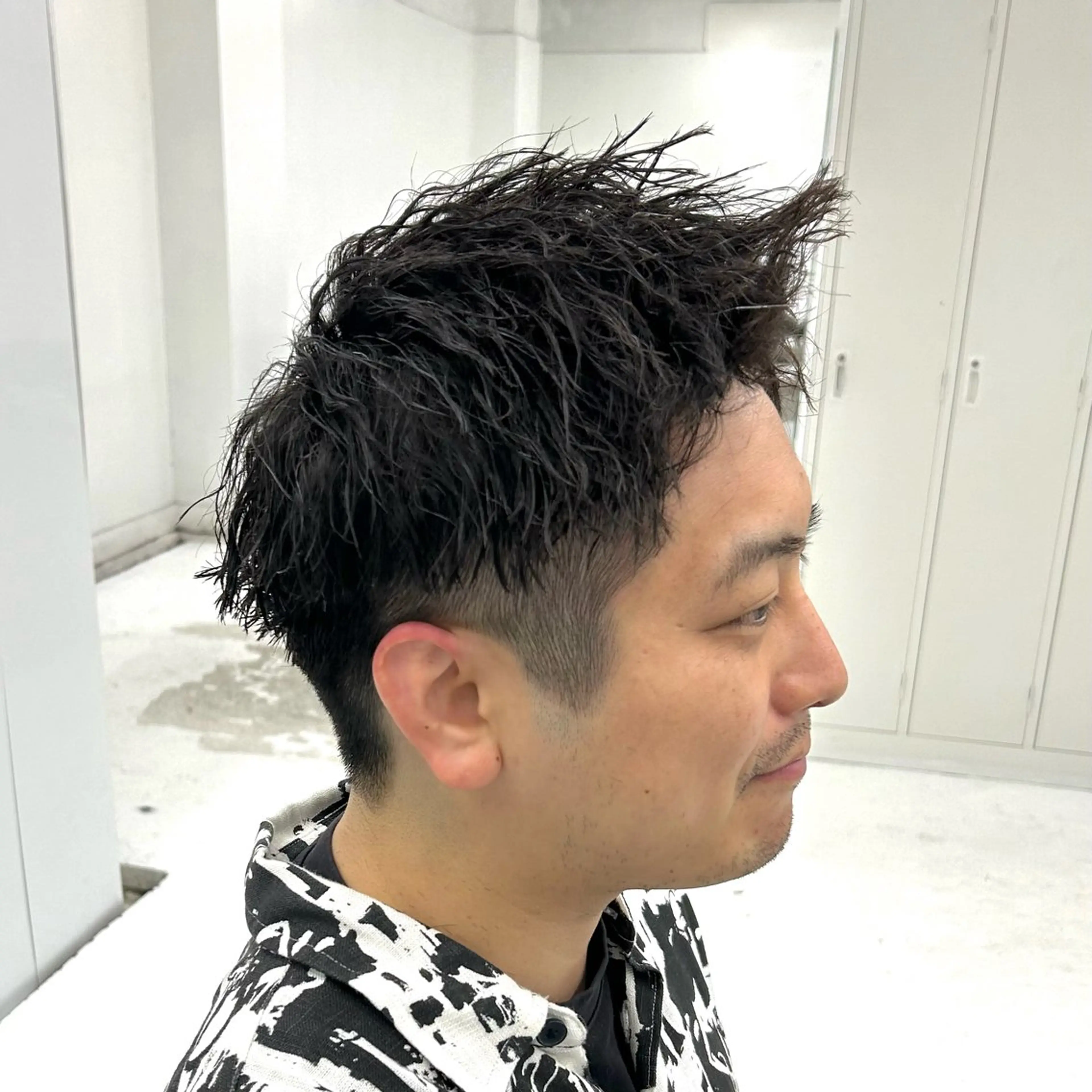 ショート パーマ メンズ メンズパーマ メンズツイストパーマ ツイストパーマ カット パーマ トリートメント 【メンズパーマ特化】 🍏網中勇喜のヘアスタイル