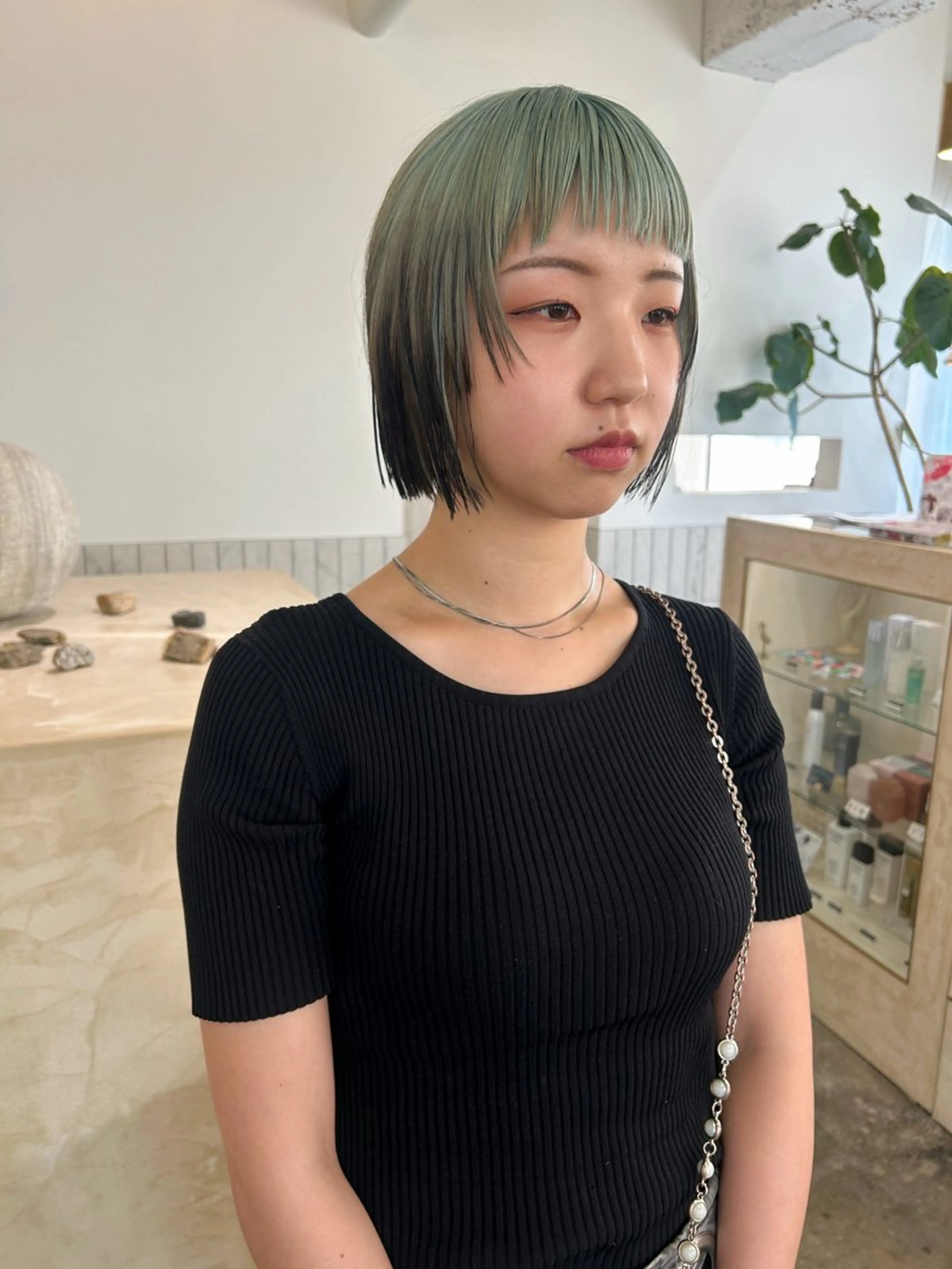 ショート カラー 原 瑞希のヘアスタイル