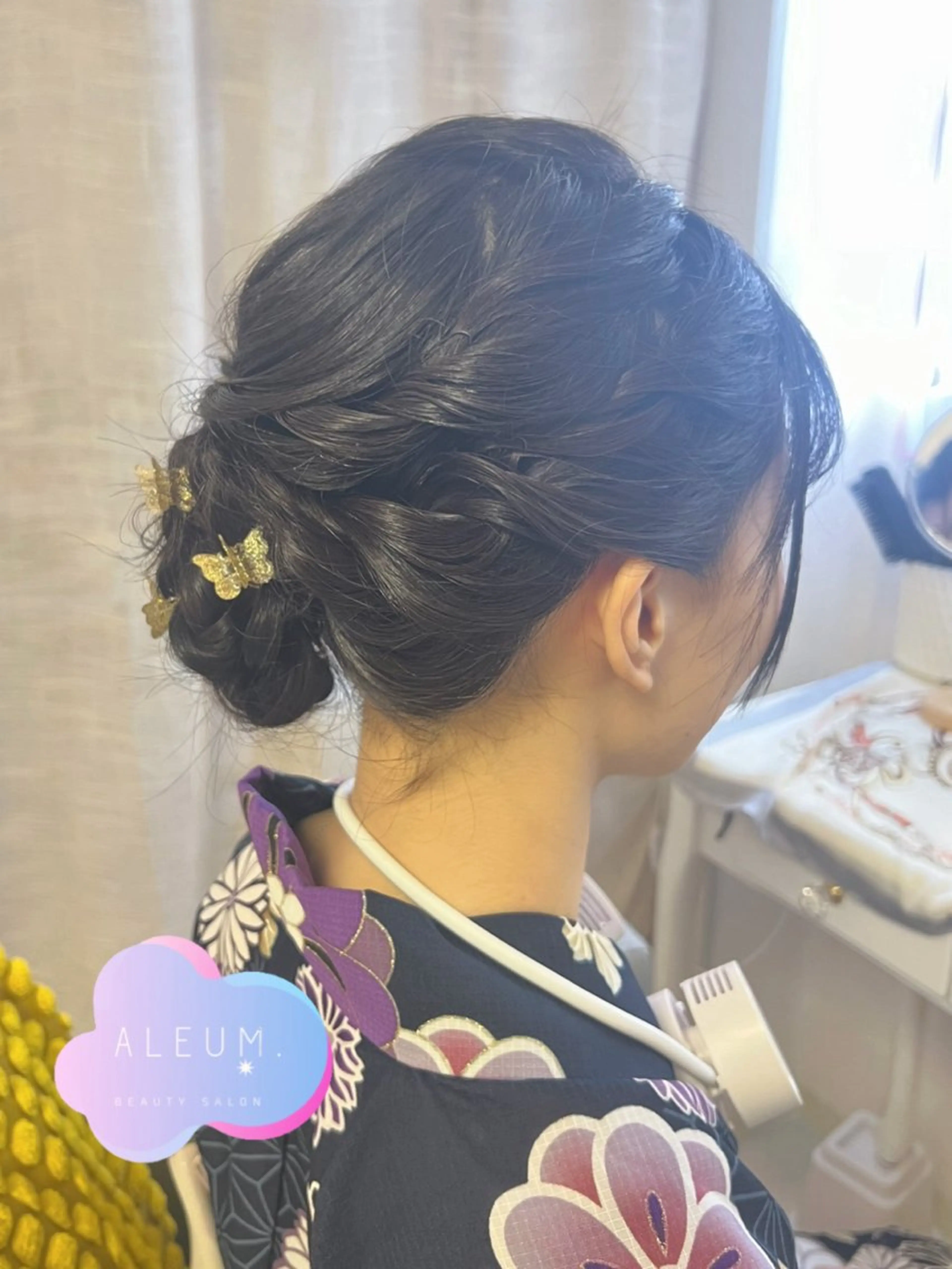 ヘアアレンジ 浴衣 🌈ALEUM.🌈 アルムのマツエク・マツパデザイン