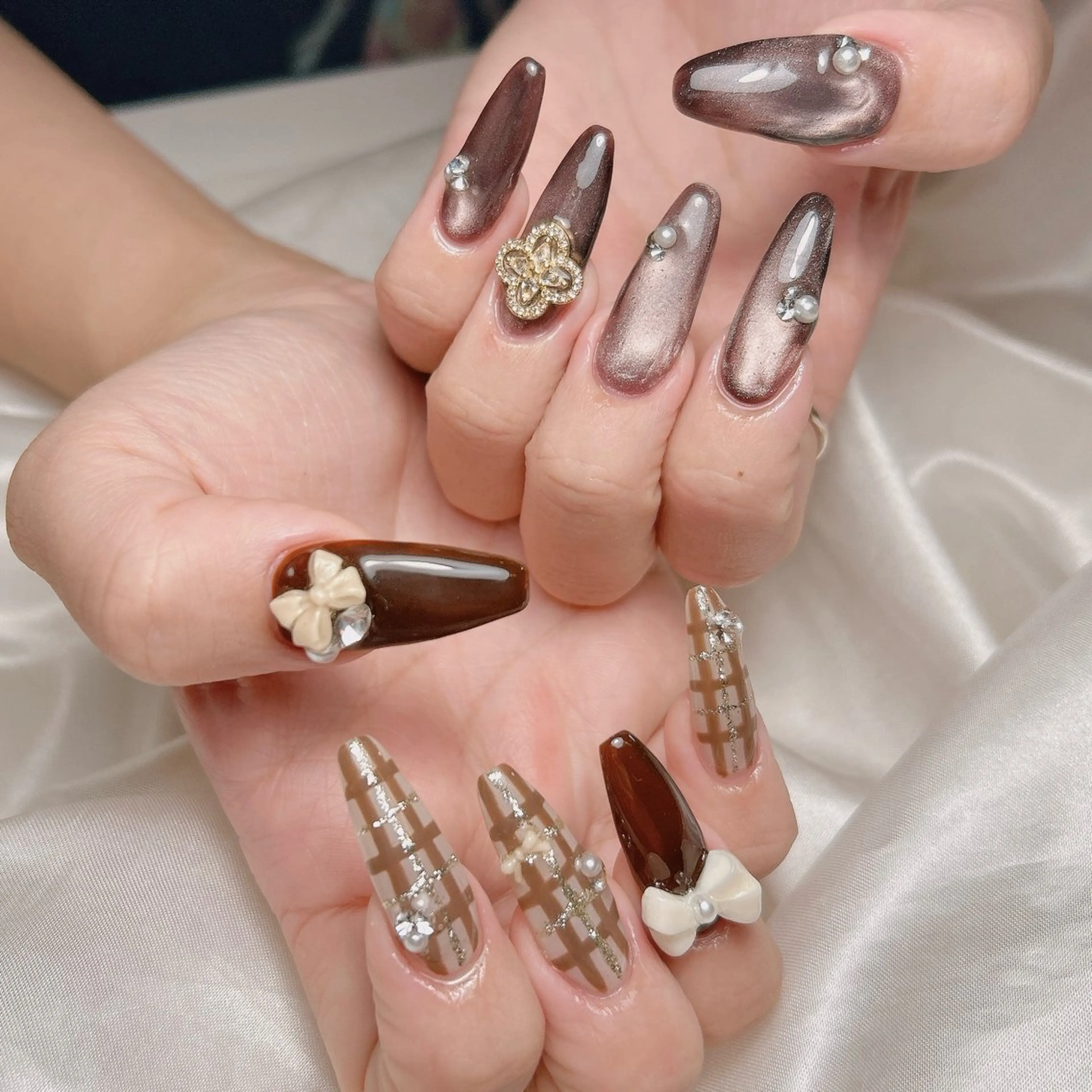 ネイル ハンドネイル junna ちょい個性派ネイルのネイルデザイン