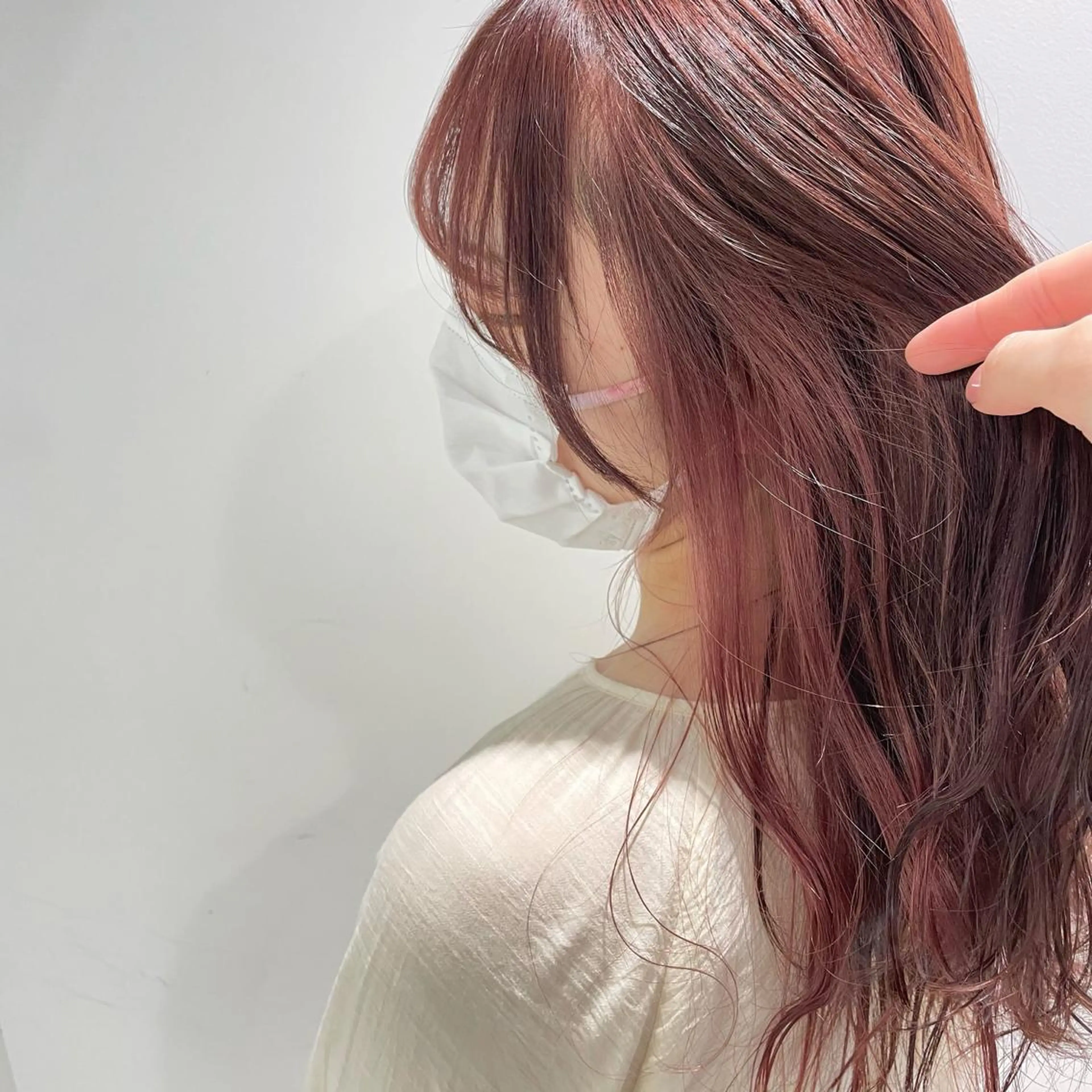 ロング カラー ヘアカラー トリートメント ヘッドスパ ヘアセット 赤み消しカラー 🍀JUNKIのヘアスタイル