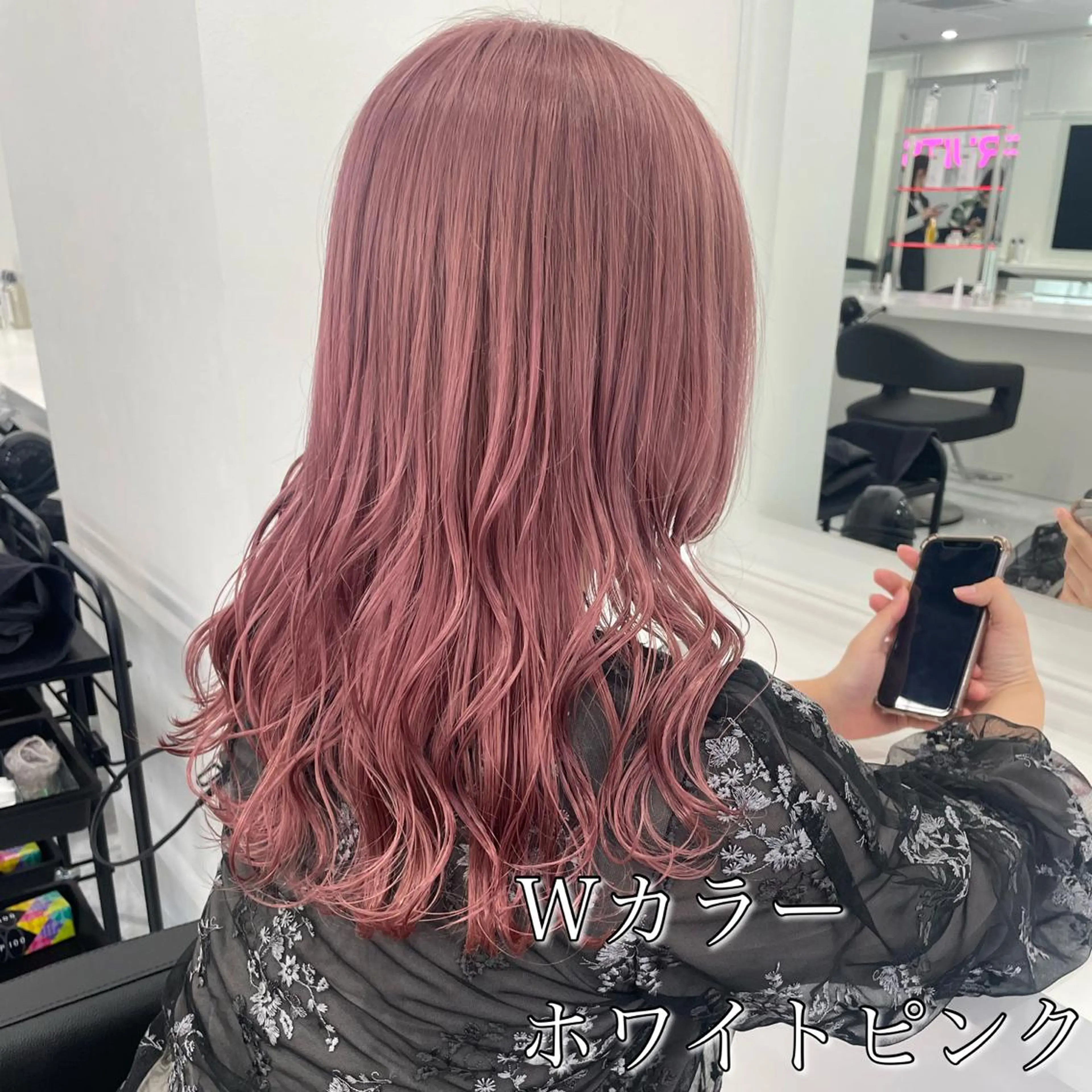 ミディアム カラー ブリーチなし透明感 💗RYOTAのヘアスタイル