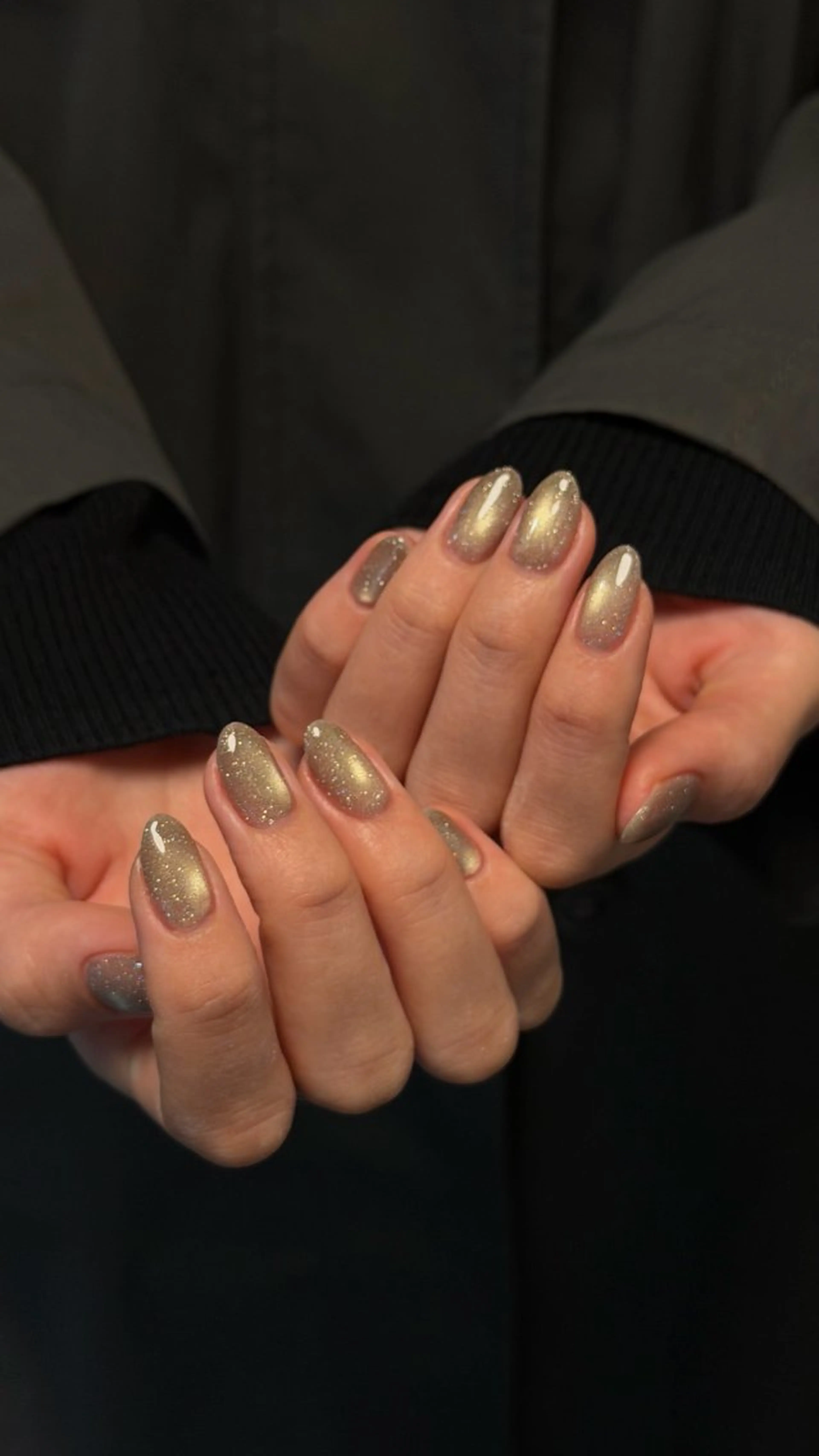 ネイル マグネットネイル マグネットワンカラー ワンカラーネイル ハンドネイル kaoネイル /青山のネイルデザイン