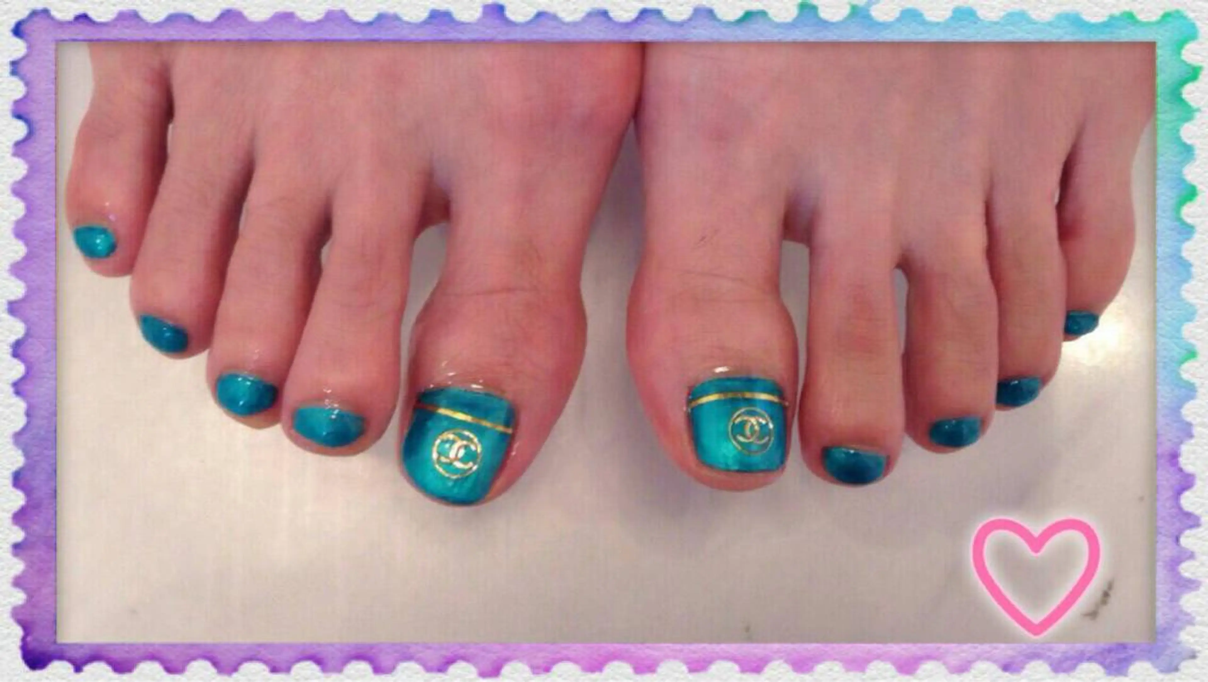 ネイル フットネイル ジェルネイル ワンカラーネイル フットネイル ネイル＆フラワーサロン〜Ri✦hiro〜鳥栖店所属・HIRATA RIEのネイルデザイン