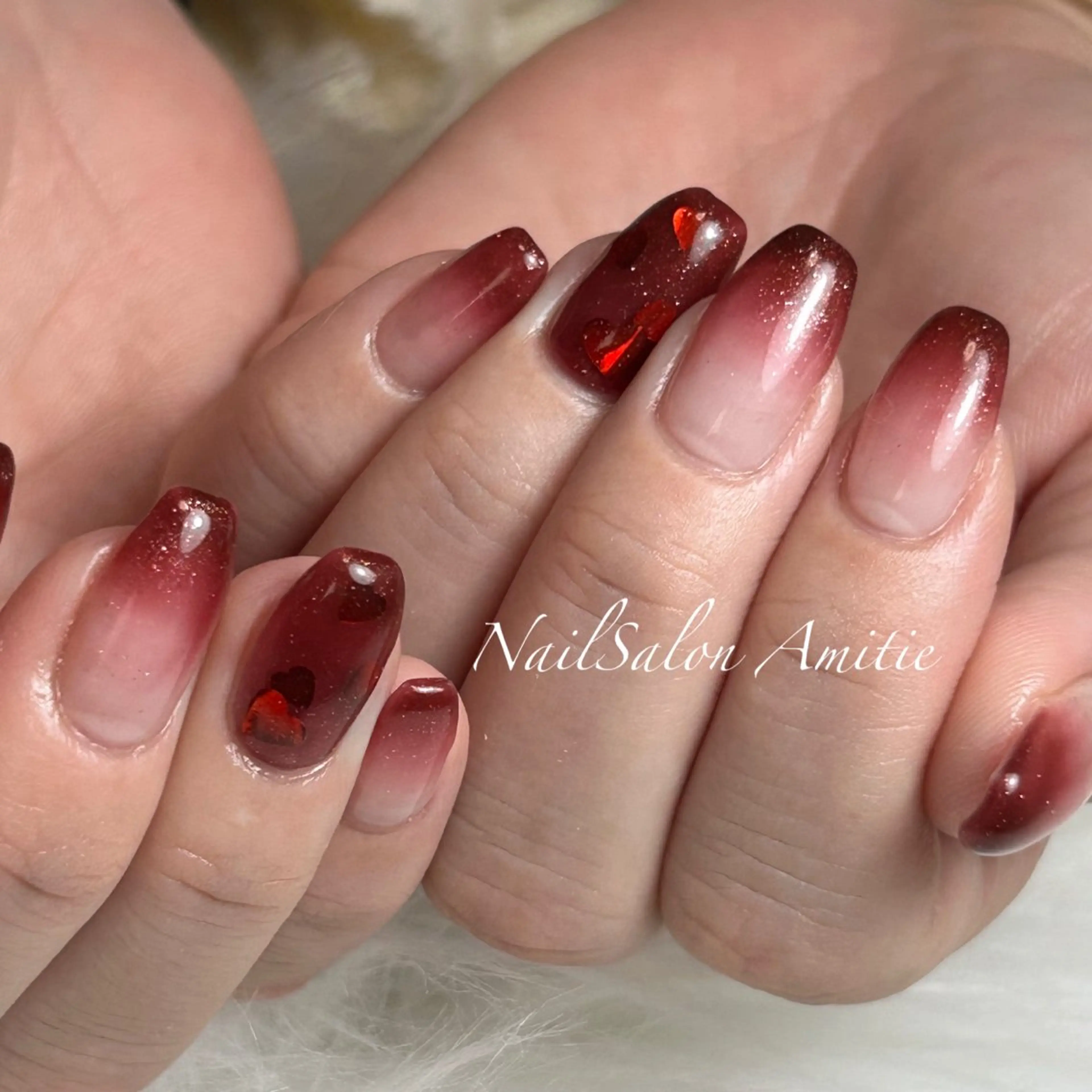 ネイル シンプルネイル ハンドネイル NailSalon Amitieのネイルデザイン