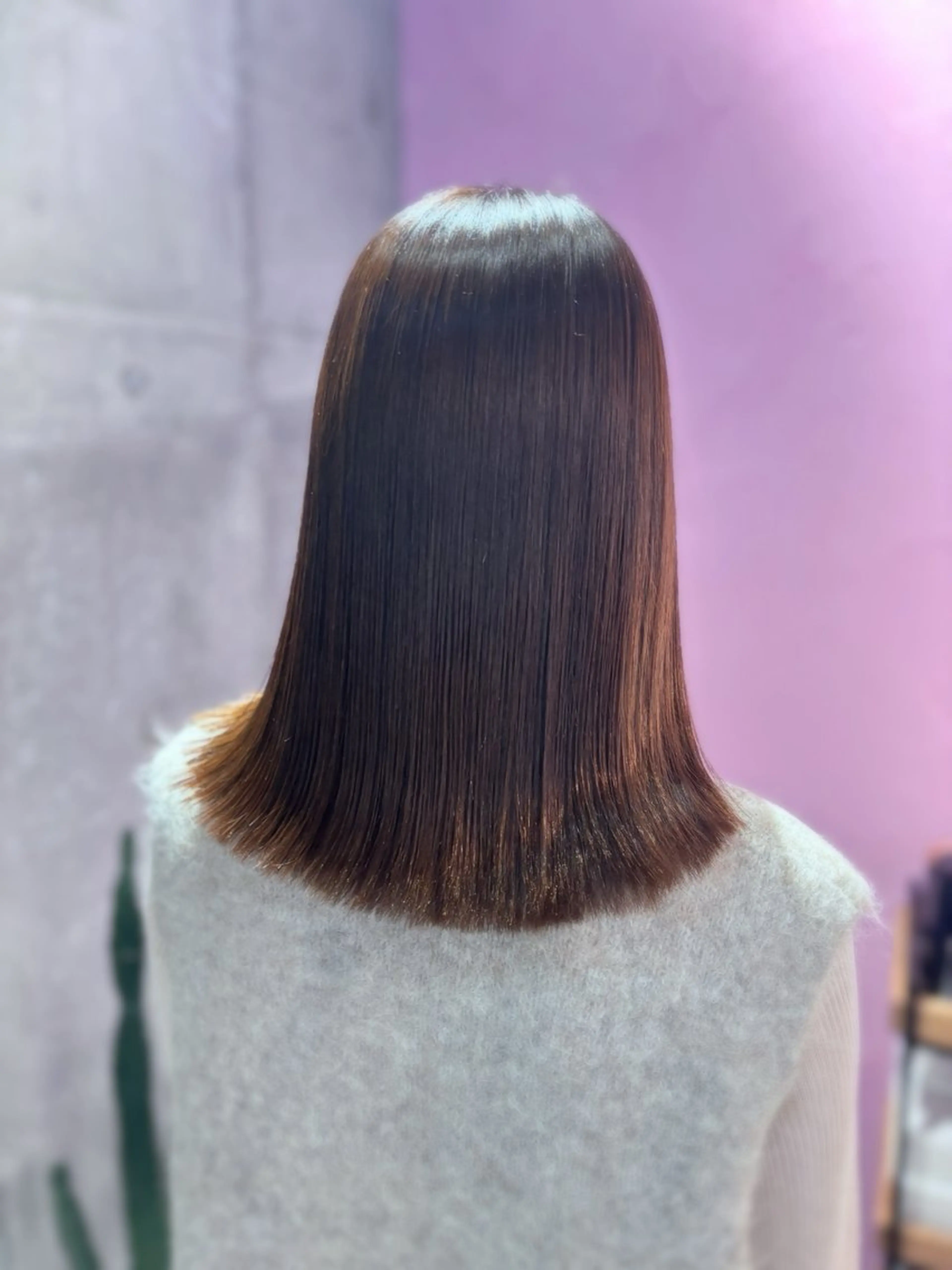 ミディアム カット、縮毛矯正 モデル募集🎀あゆみのヘアスタイル