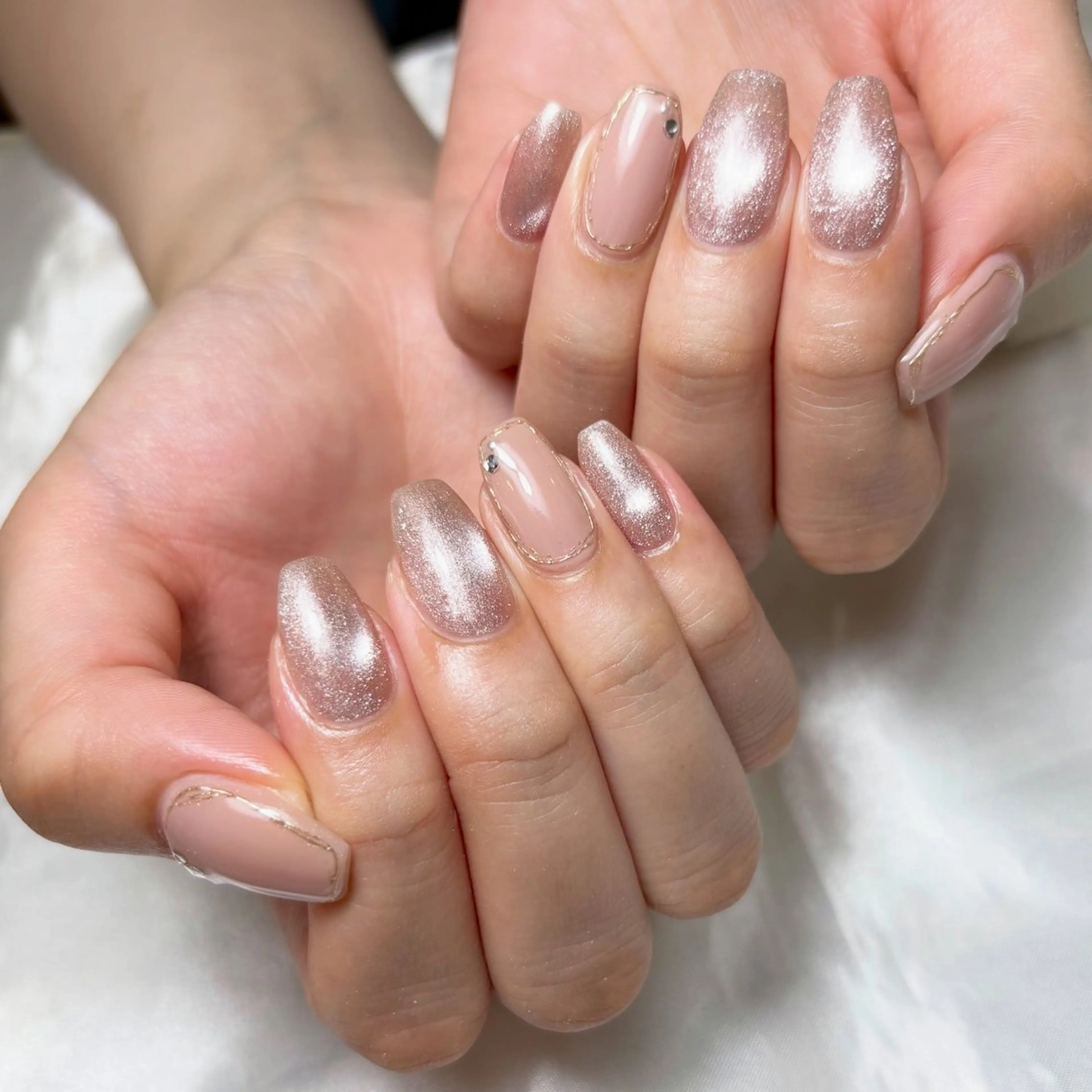 ネイル ハンドネイル mofie🤍ユミ/ 恵比寿/パラジェルのネイルデザイン