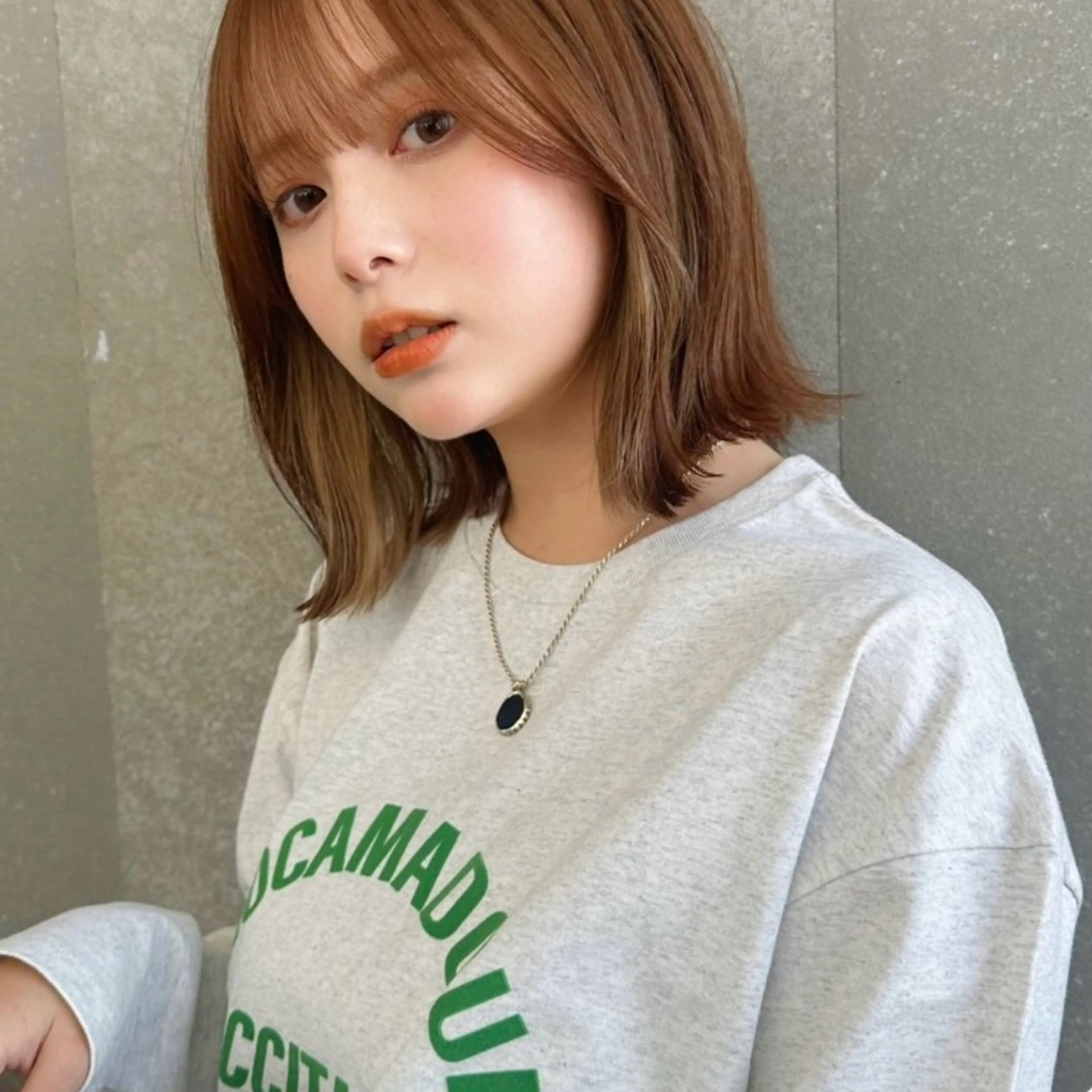 ショート カラー カット ヘアカラー 艶カラー/ボブ /似合わせ/田口愛那のヘアスタイル