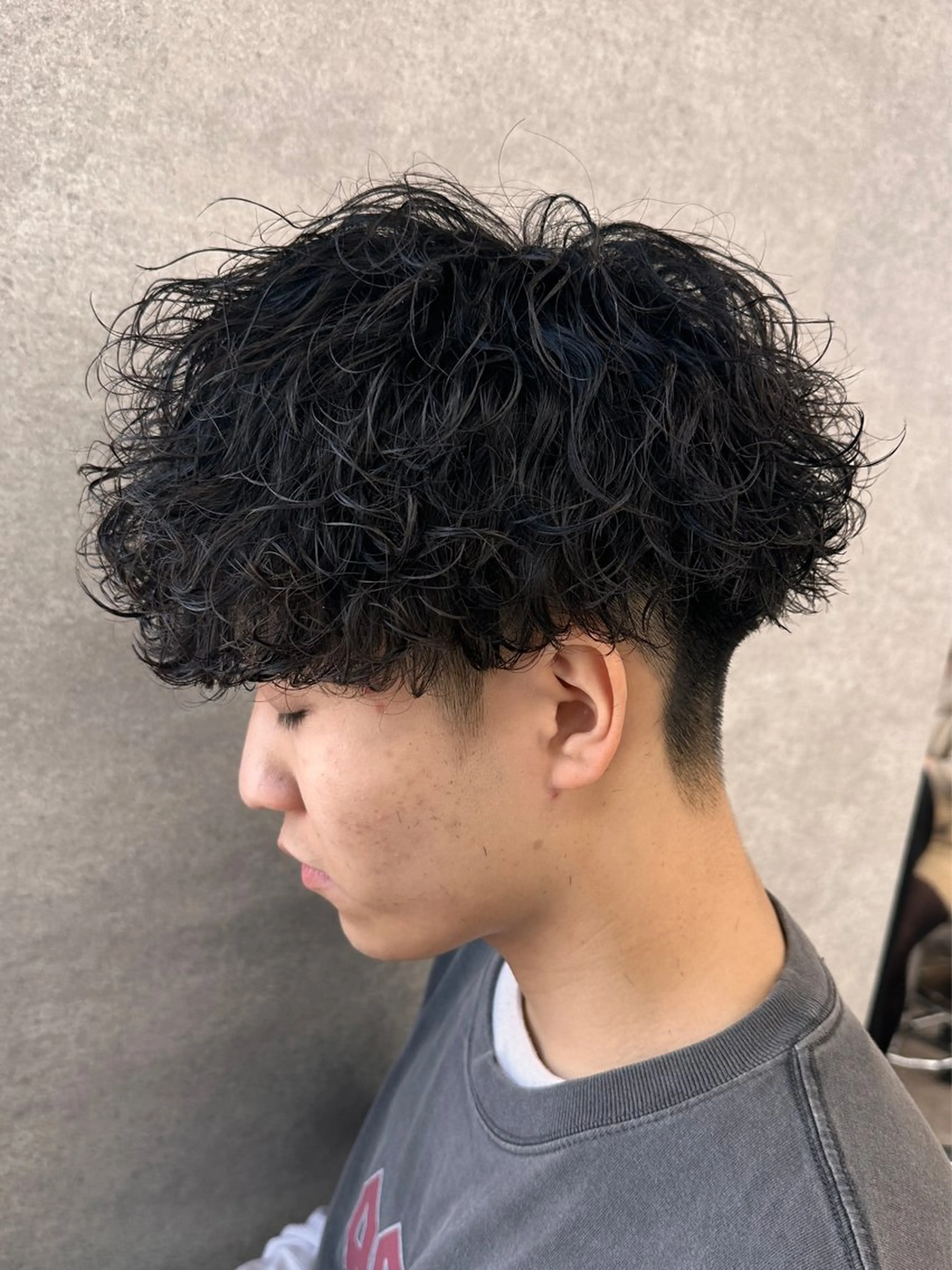 ショート パーマ メンズ 【メンズサロン】 BLUCK 横浜のヘアスタイル