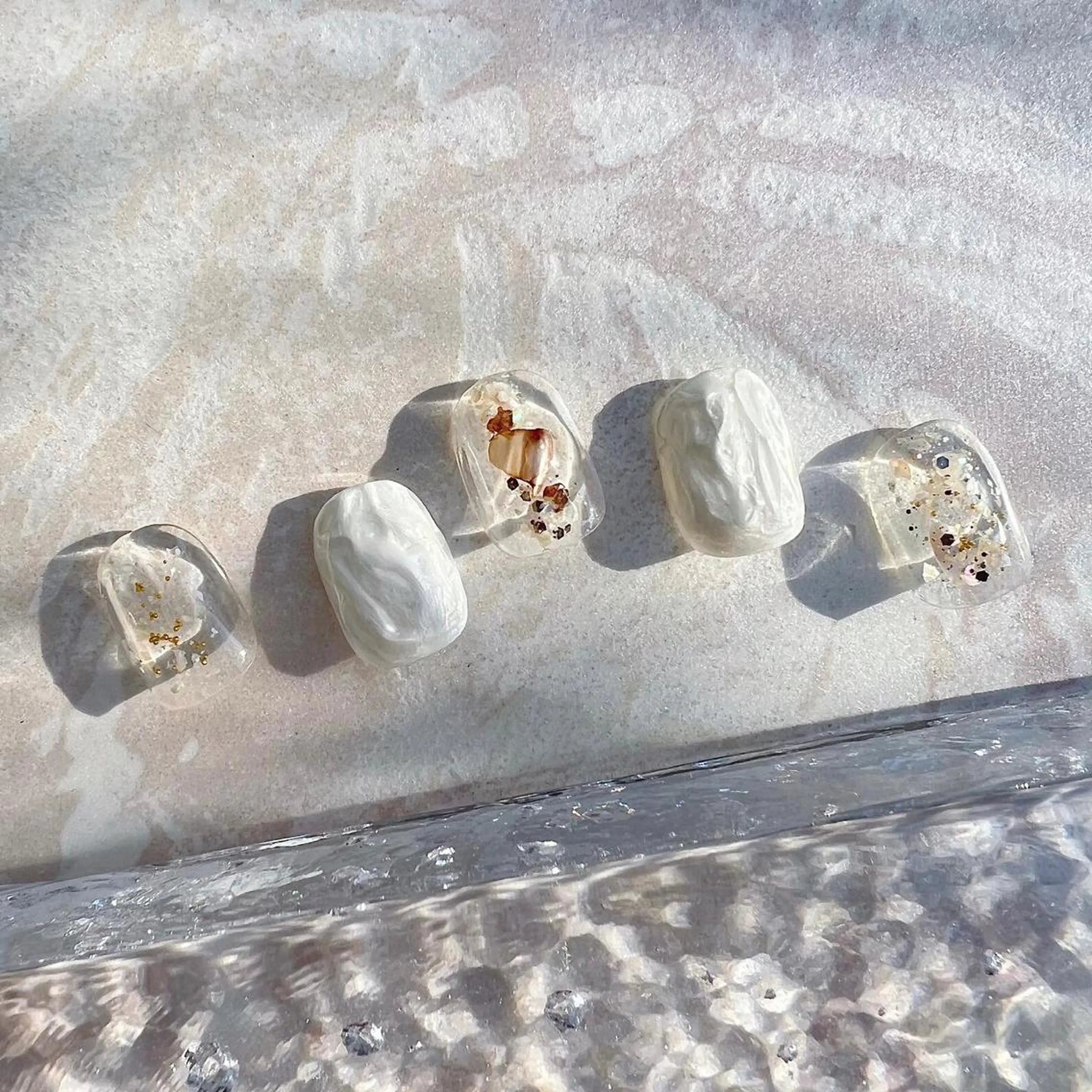 ネイル ニュアンスネイル ショートネイル gemickle nailのネイルデザイン