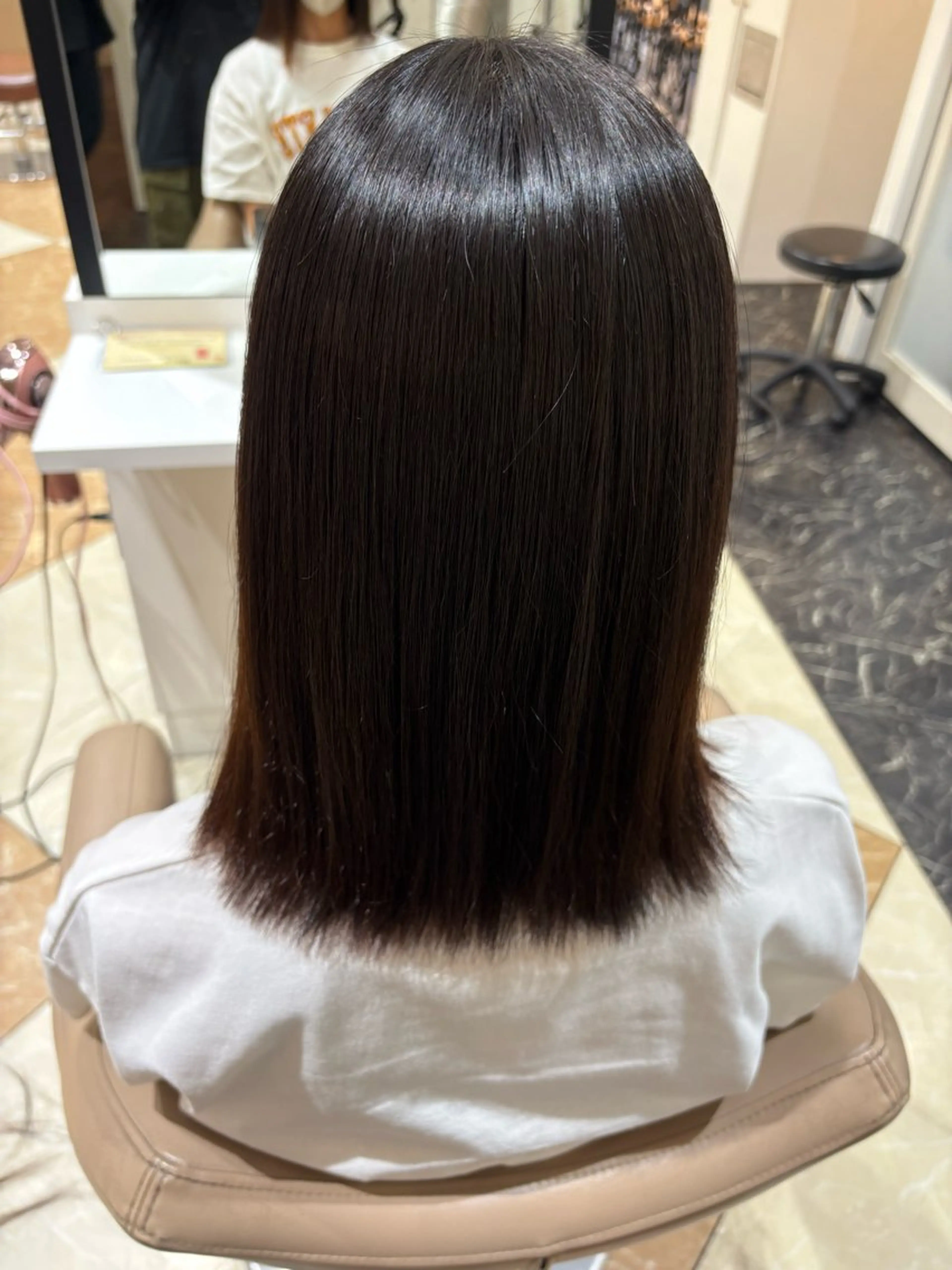 ミディアム 髪質改善カラー なーこ💖🌈のヘアスタイル