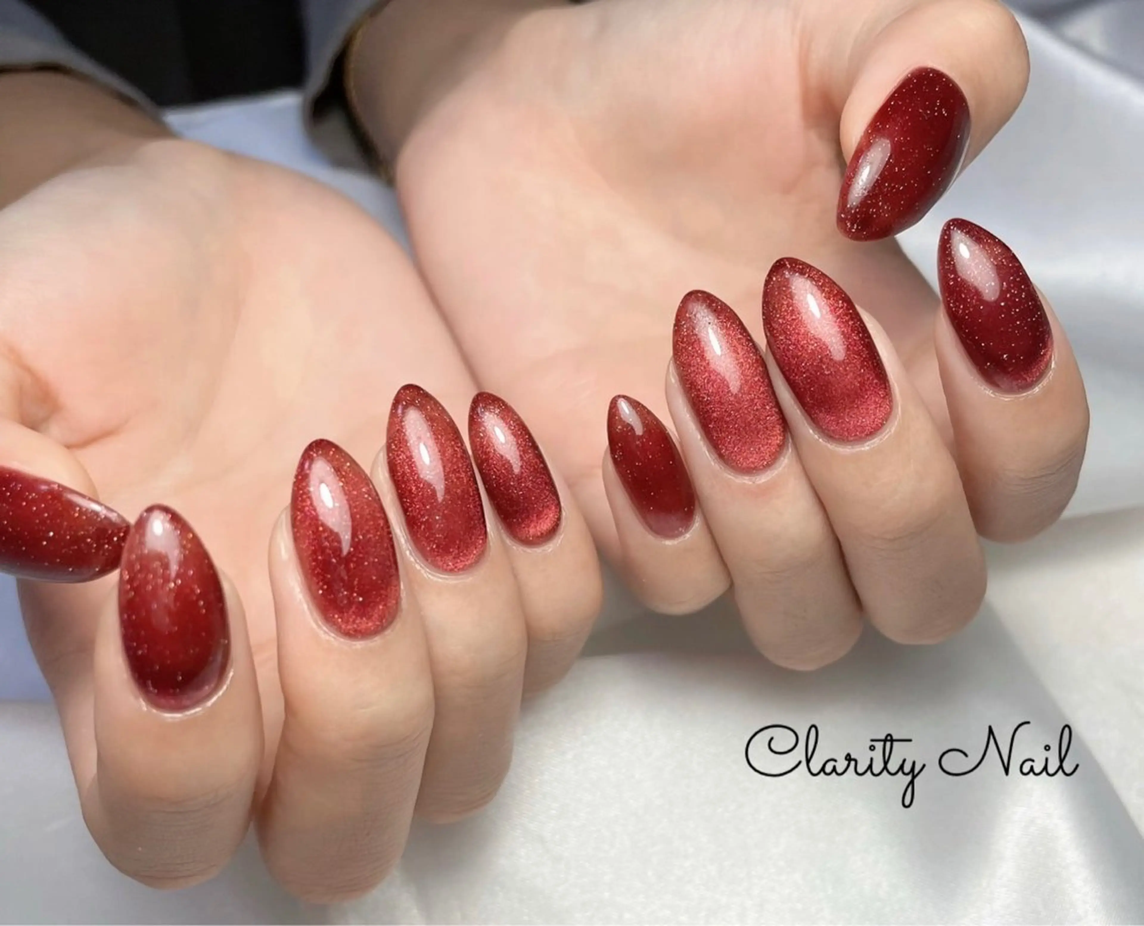 ネイル マグネットネイル ワンカラーネイル ハンドネイル Clarity Nailのネイルデザイン