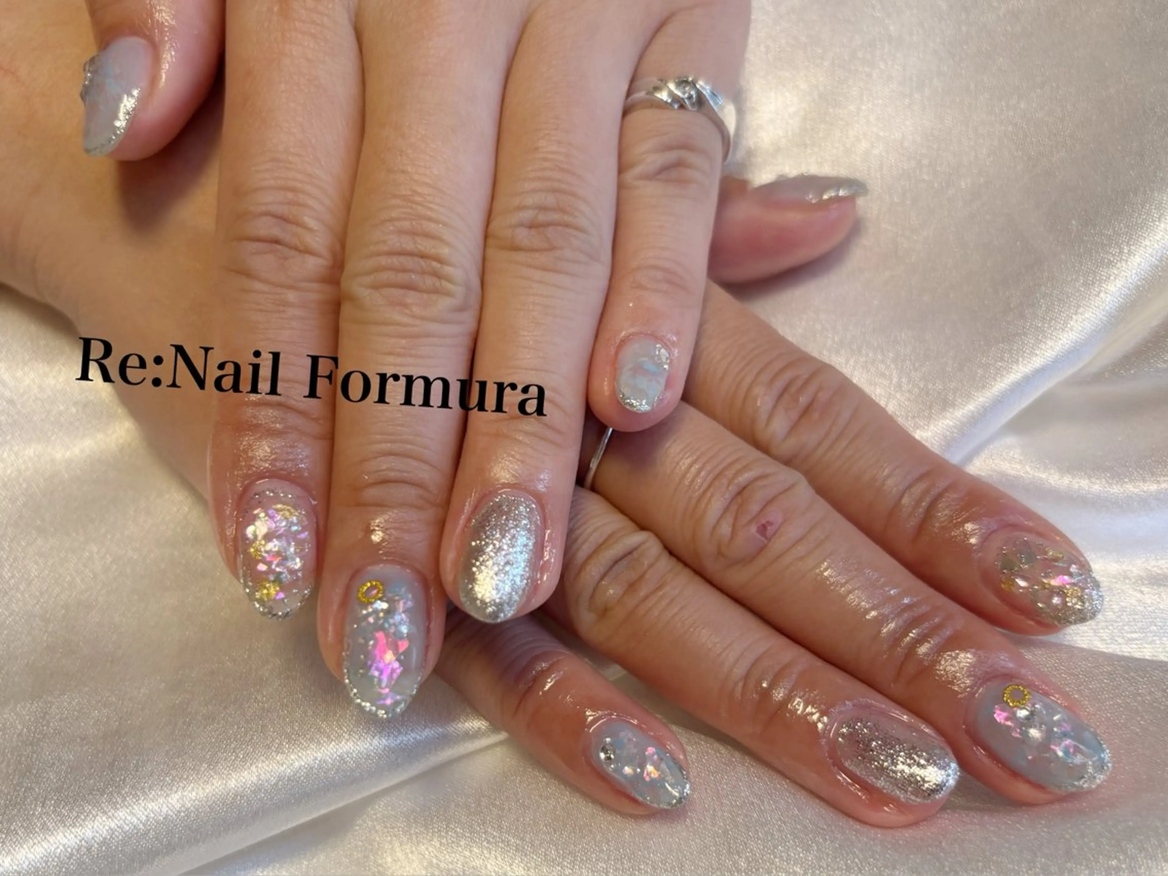 ミディアム ハンドネイル Re:Nail Formula所属・kido chieのネイルデザイン