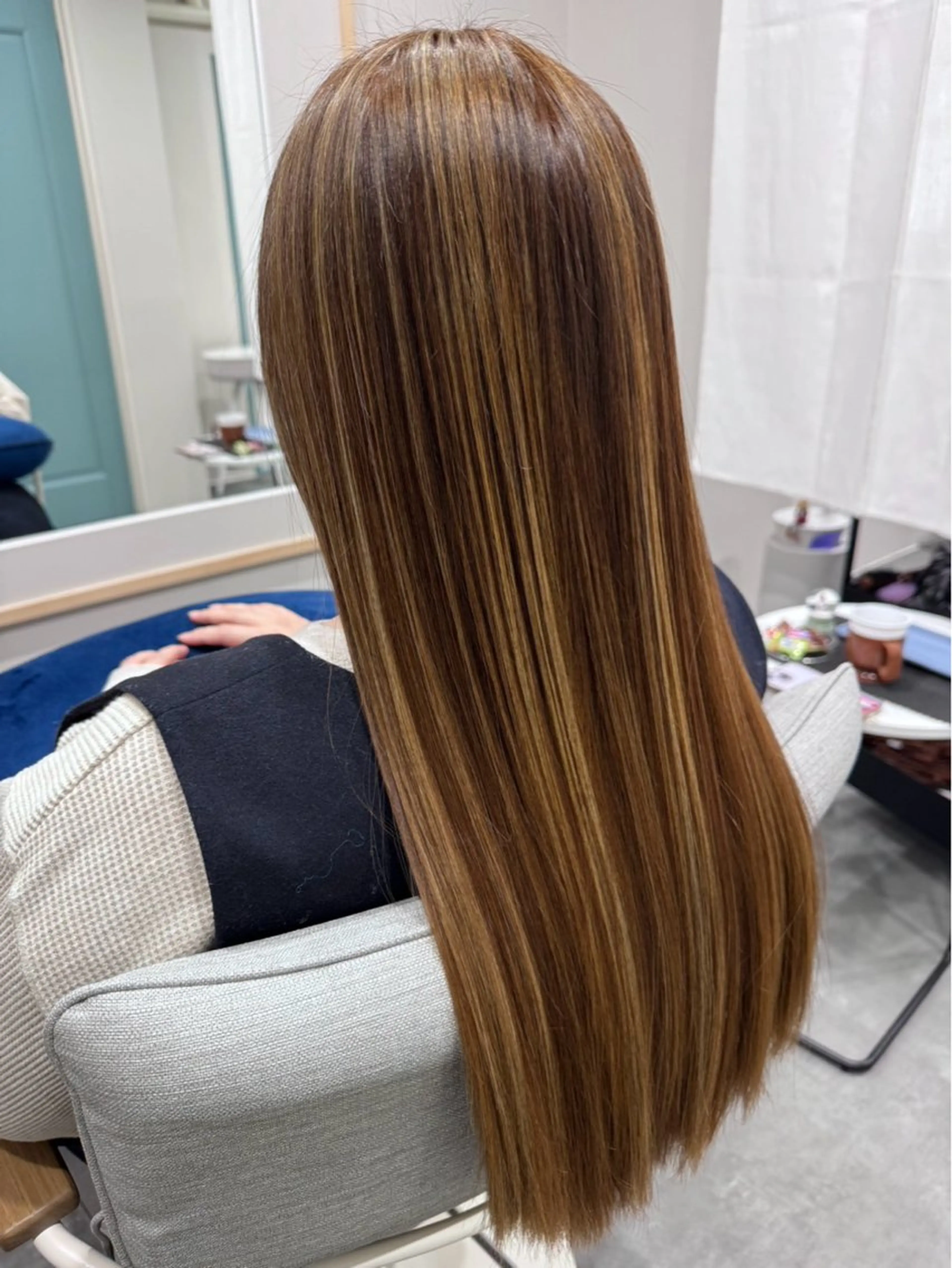 ロング カラー ハイライトカラー ハイライト ヘアカラー liL hair lounge所属・鈴木 千尋のヘアスタイル