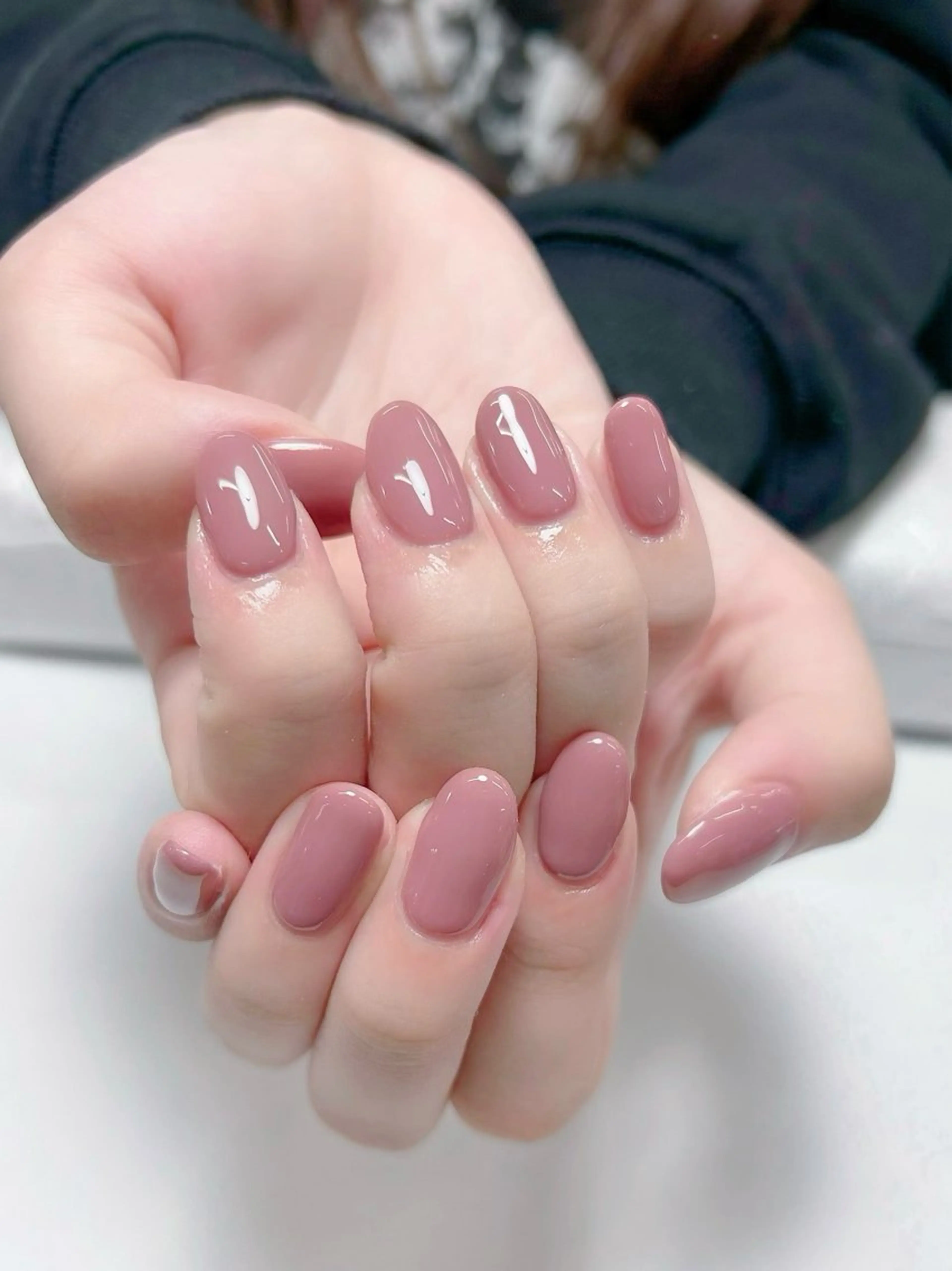 ネイル ジェルネイル ピンク ピンクベージュ MAXKELLY MAIのネイルデザイン