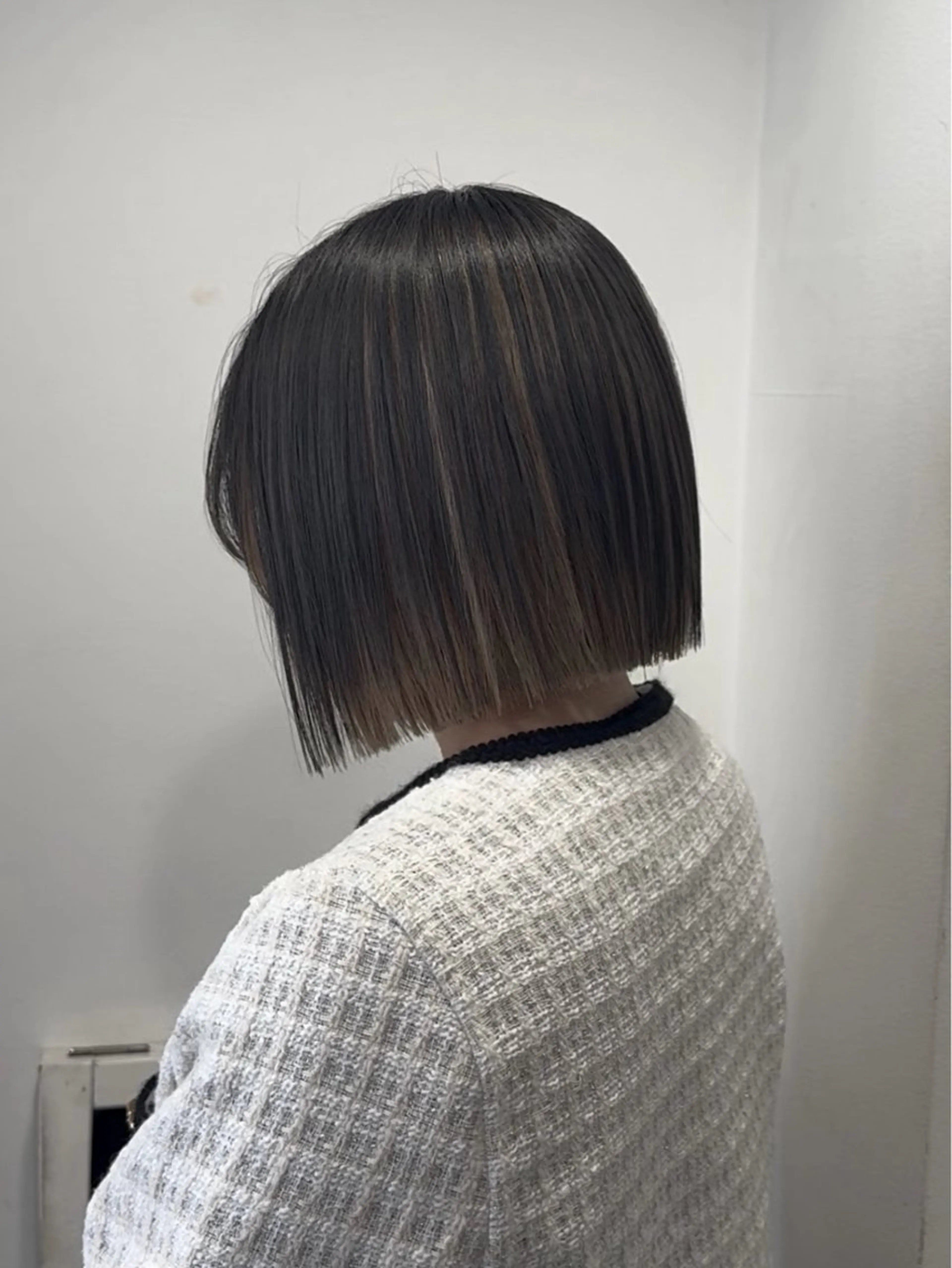 🇰🇷韓国タッセルボブ+AujuaTr💇🏻‍♀️【シックな切りっぱなしスタイル🦋プレミアムTr🦋】の写真