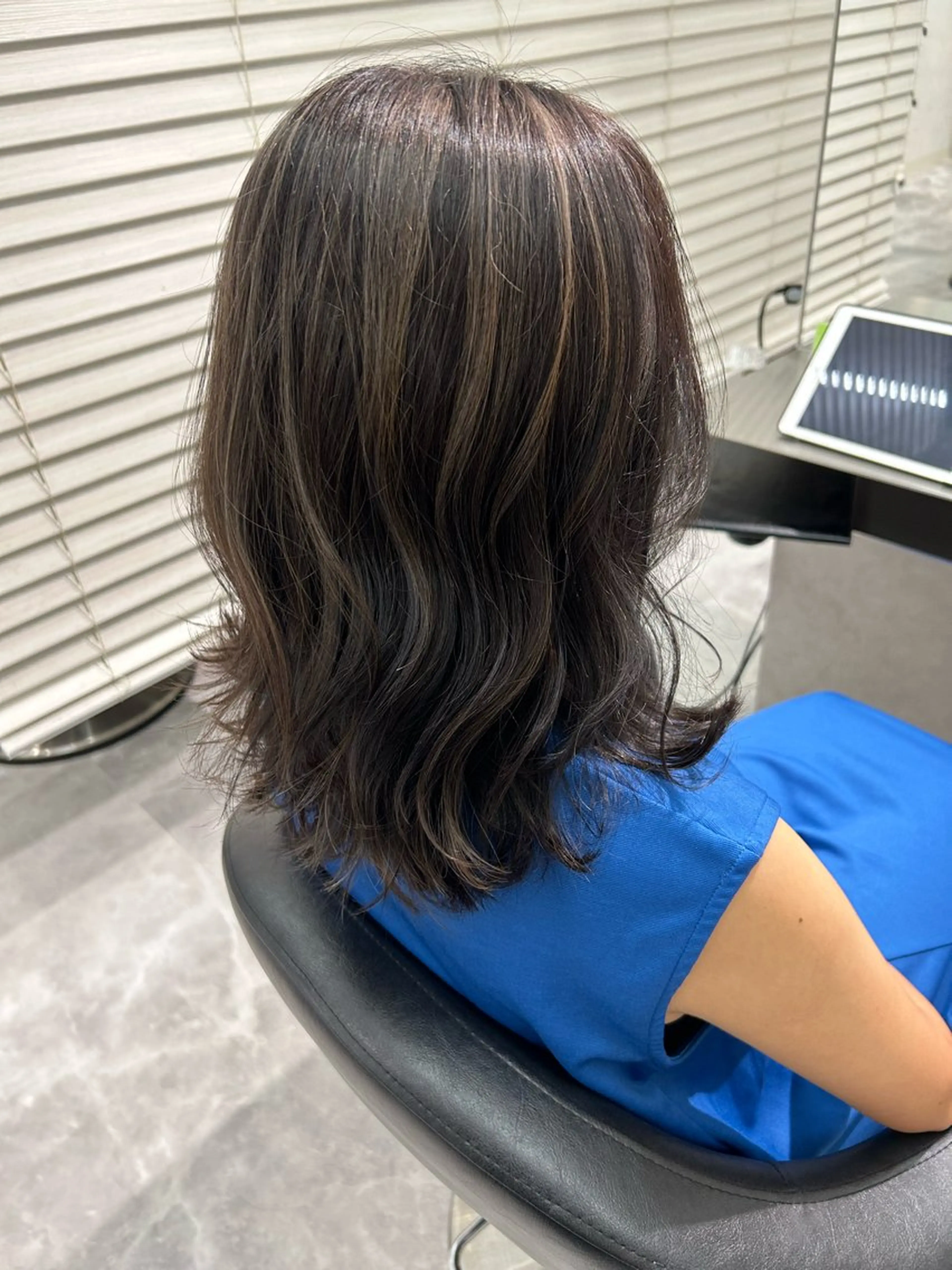 ミディアム カラー HAIR＆MAKE EARTH元住吉所属・圧倒的艶髪✨ 掛川大輝のヘアスタイル