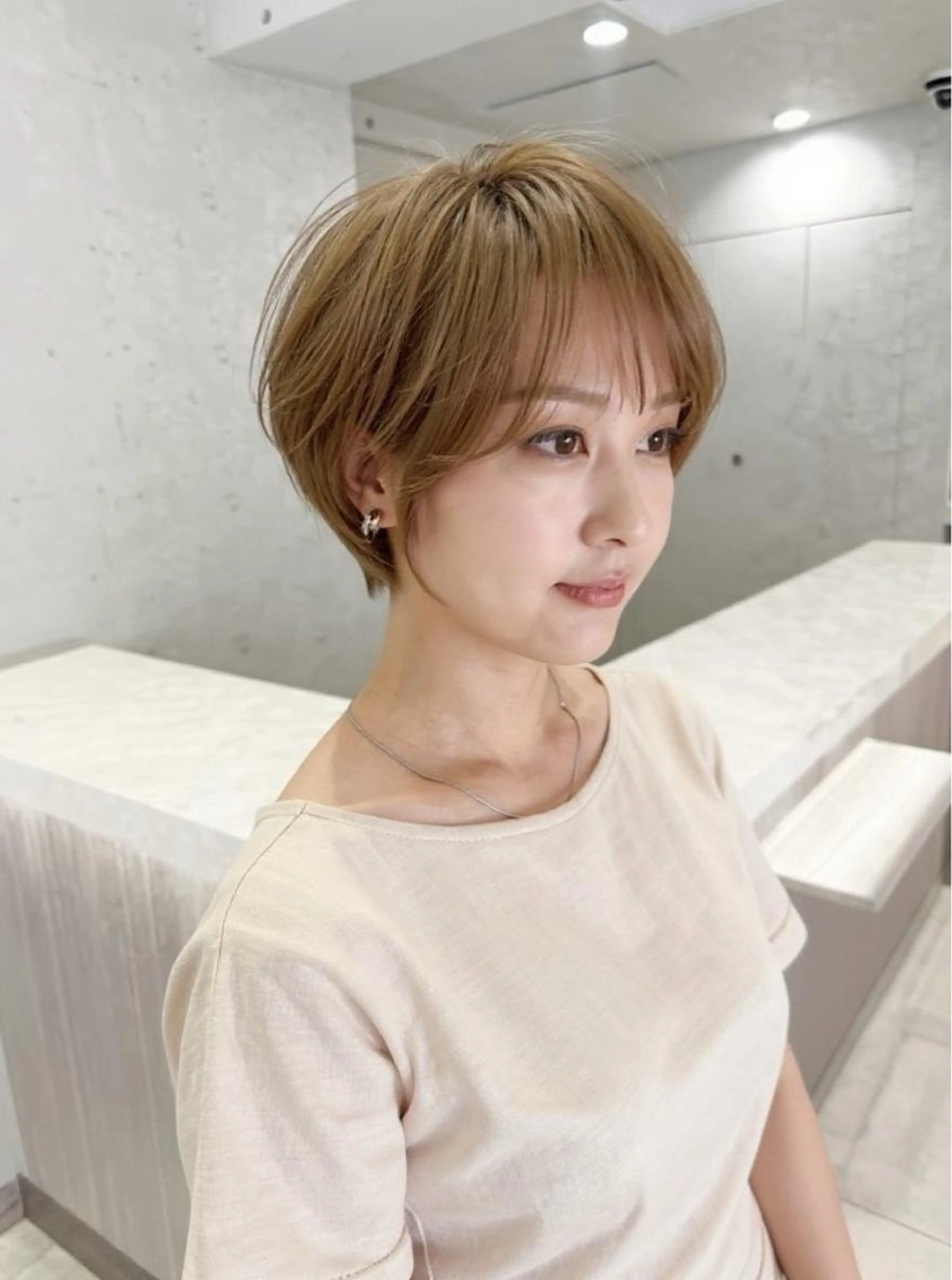 ショート カラー カット ヘアカラー トリートメント 佐藤優晟/カラー特化 /ショート/表参道のヘアスタイル