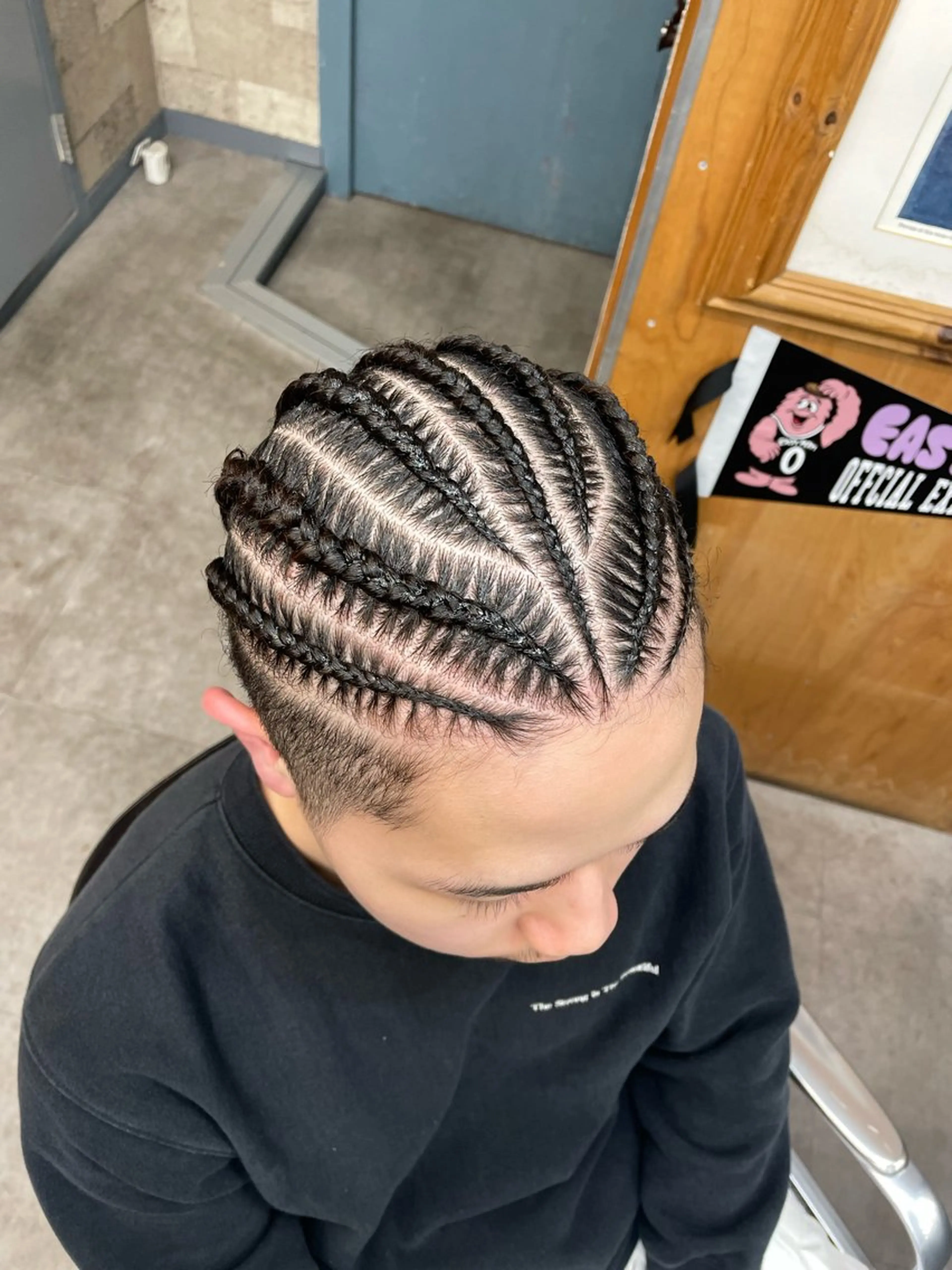 ヘアアレンジ メンズ ヘアセット TNB TOKYO所属・エクステ/コーンロウ KURUMI⛓️🔥のヘアスタイル