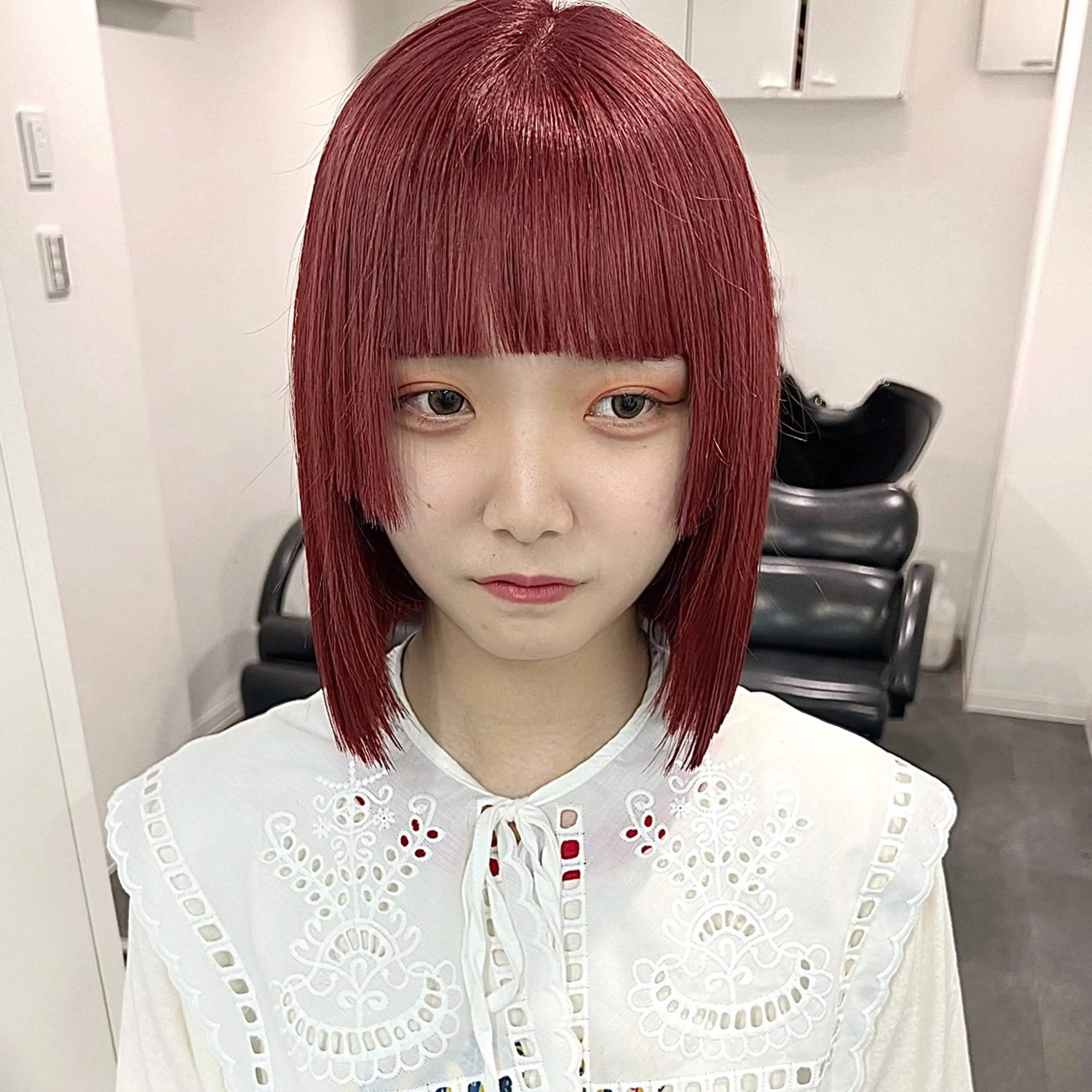 ショート カラー ヘアカラー トリートメント 梅田/韓国ヘア/ エクステ🤖ヒナのヘアスタイル