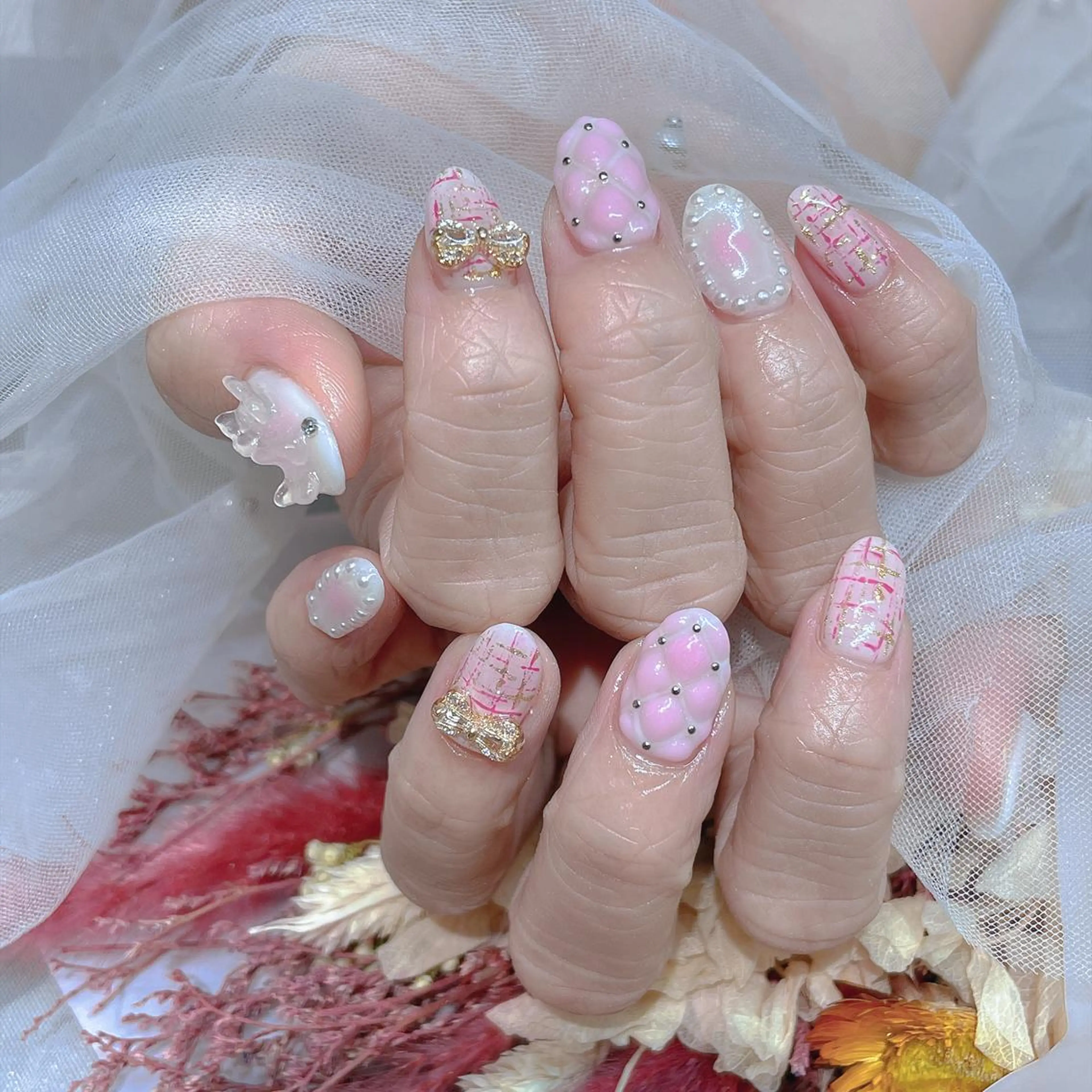 ネイル 長さだし専門店 M2　rikaのネイルデザイン