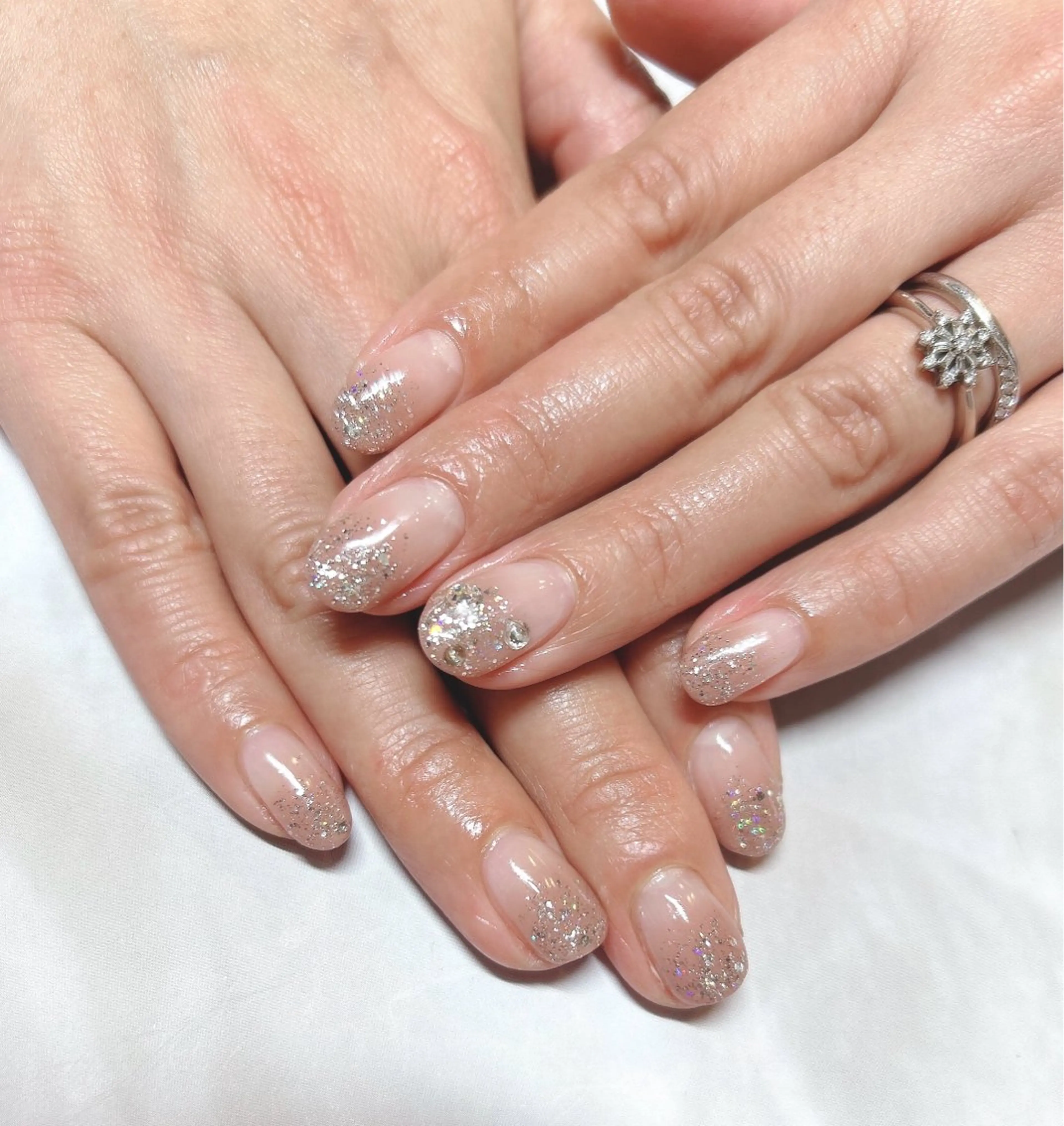 ネイル グラデーション ラメ(グリッター) ラメグラデーション takamin._.nail所属・オーダーメイド専門 takamiのネイルデザイン