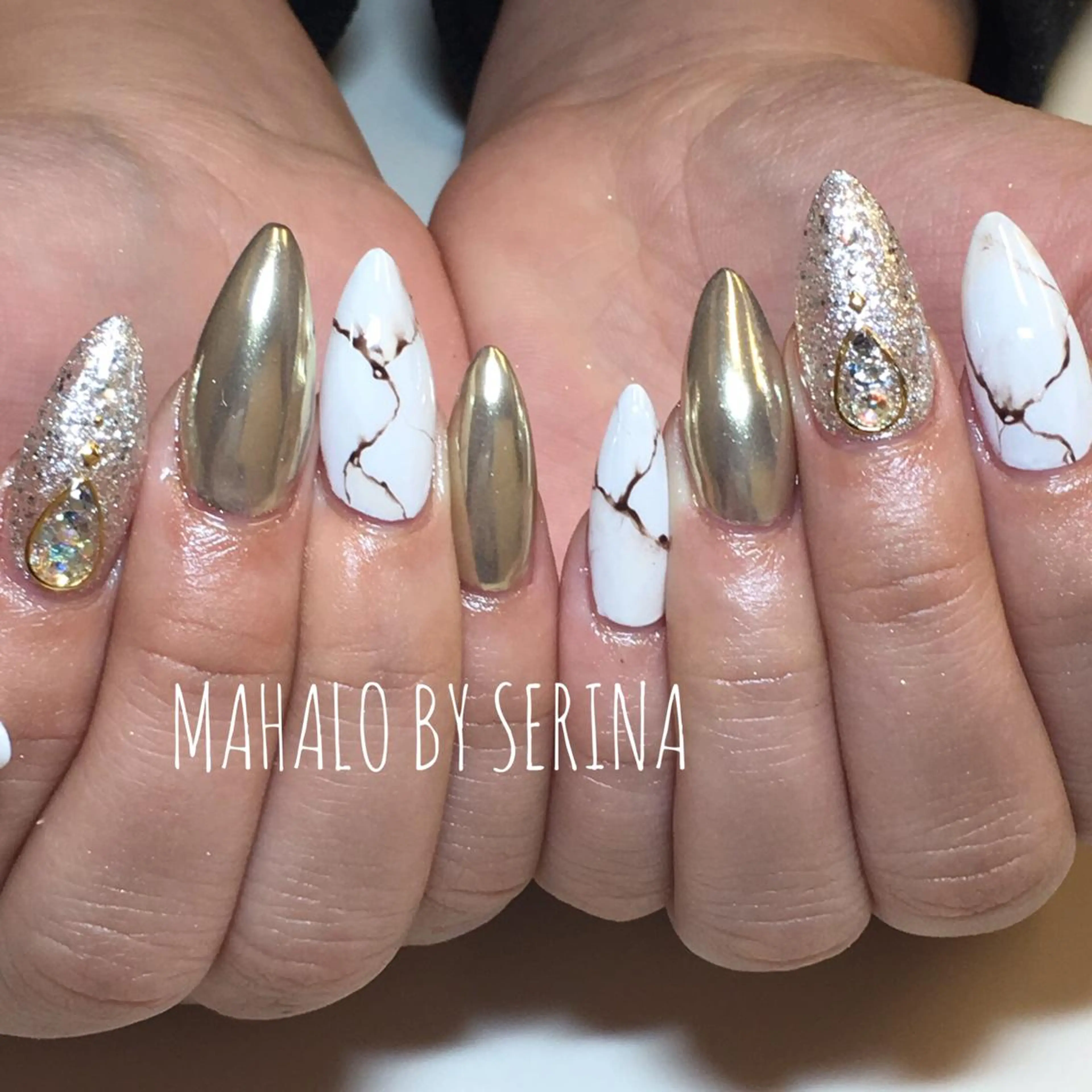 ロング ネイル SUNNY BAE. SERINAのネイルデザイン