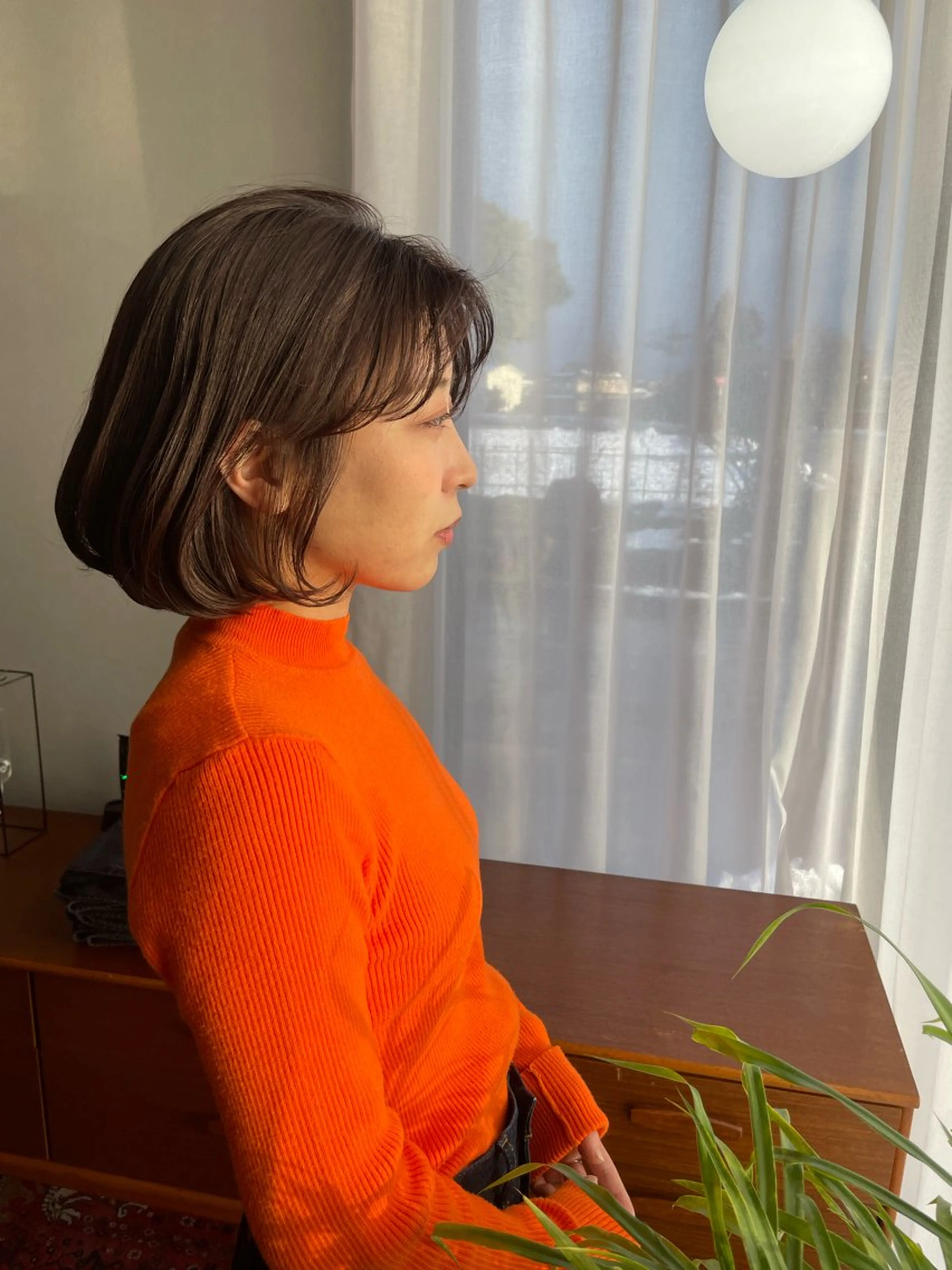 ショート カラー ブラウンカラー ラベンダーカラー ラベンダーブラウン ボブ otto滑川市 yukaのヘアスタイル