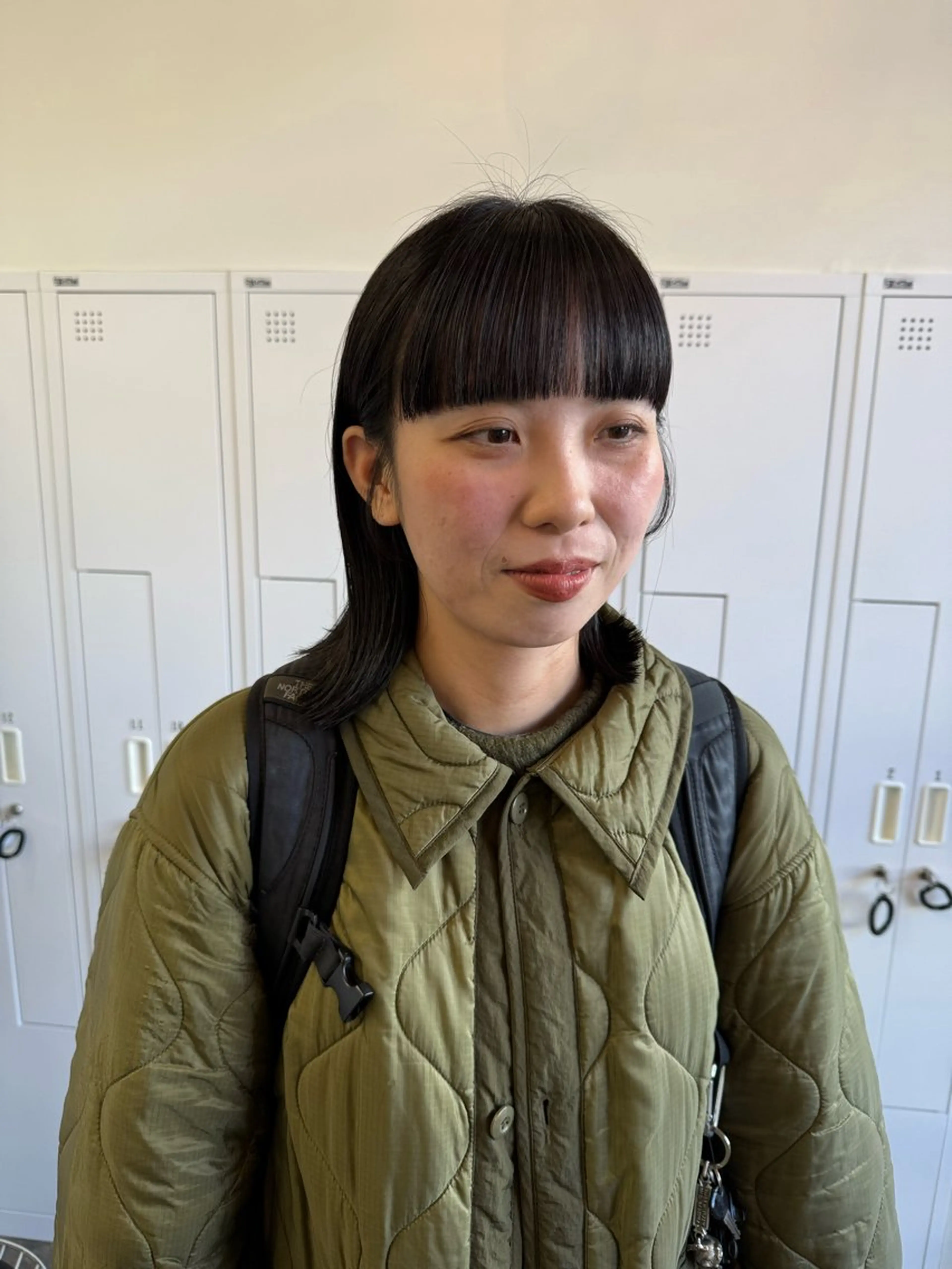 ミディアム カット 近藤 千裕のヘアスタイル