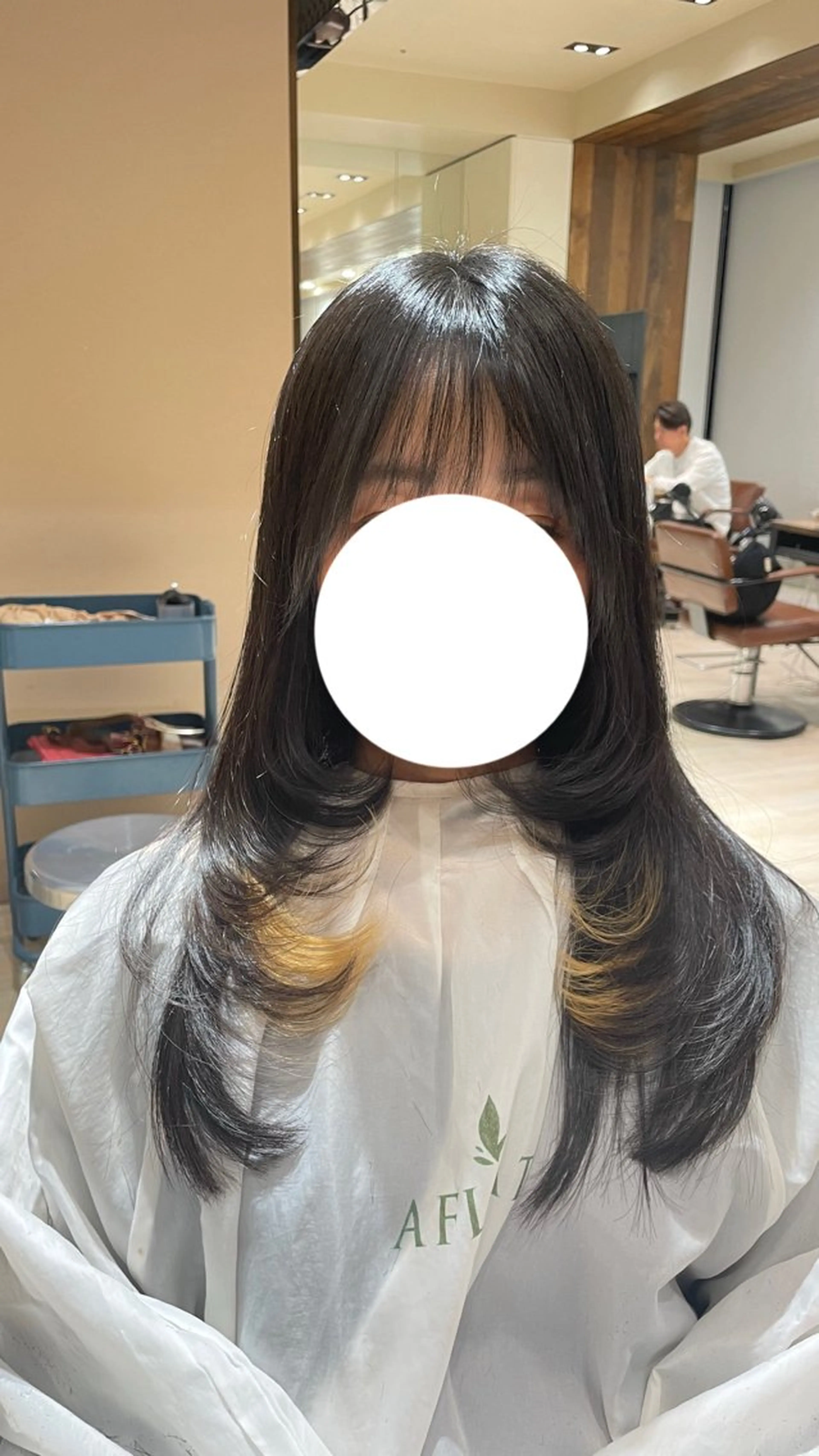 ロング カット 艶カラー/アレンジ/ はまぐちうみのヘアスタイル