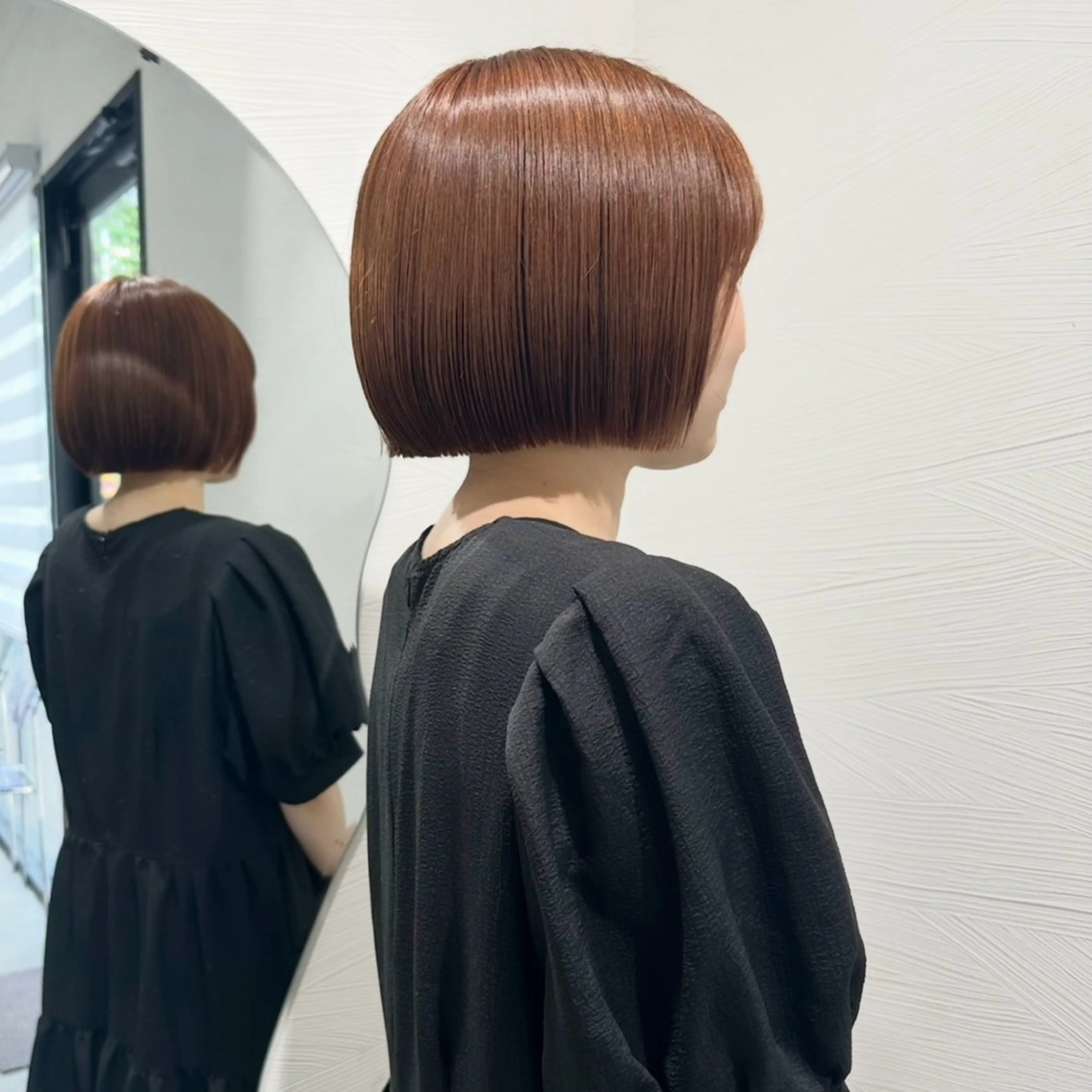 ショート カラー ブラウンカラー ボブ カット ヘアカラー ショートとボブの専門 船橋徒歩５分/ERIのヘアスタイル