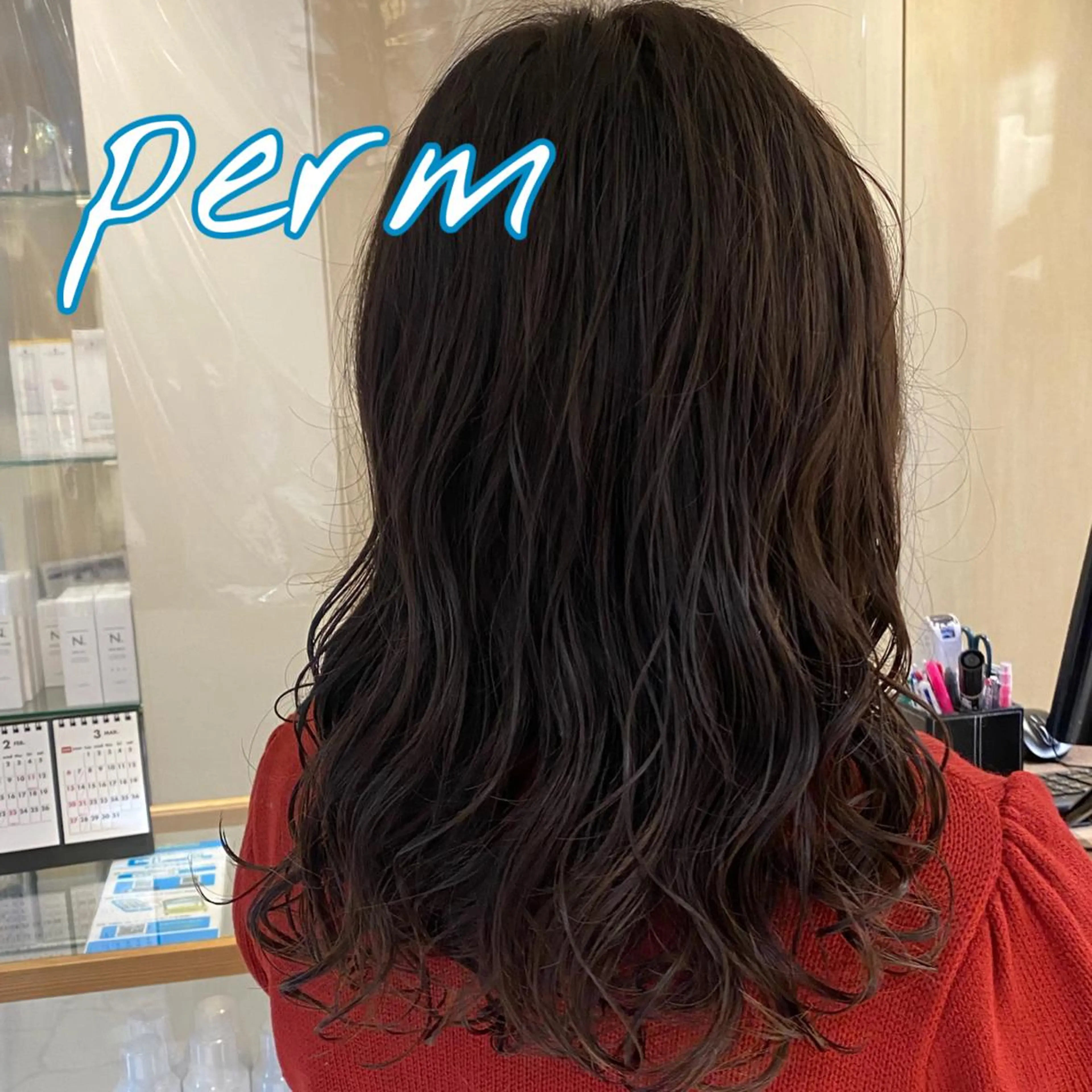 ミディアム パーマ ミディアムパーマ CYAN.栄店所属・パーマ/髪質改善 【榎本千夏】のヘアスタイル