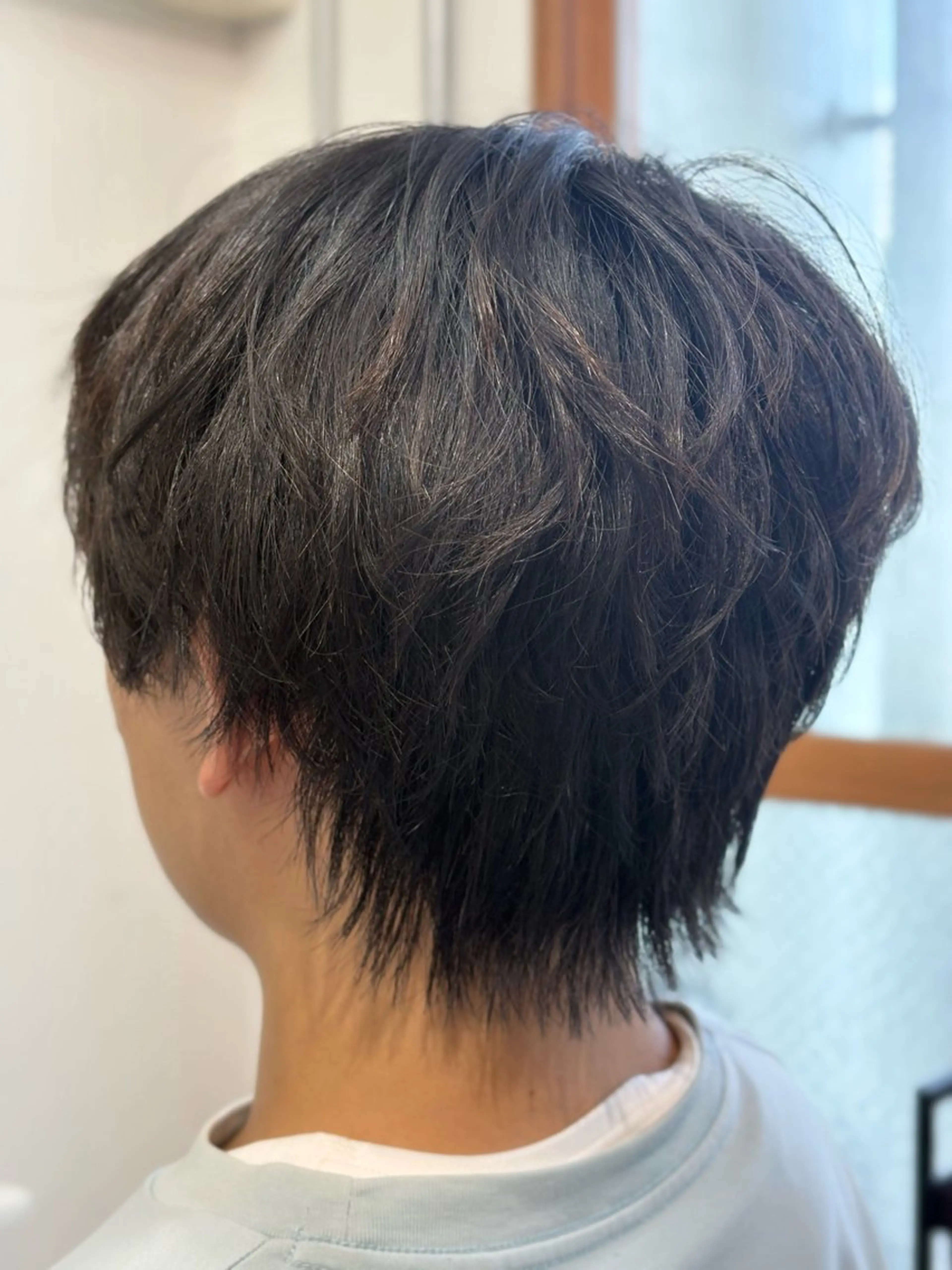 ショート メンズ マッシュウルフ マッシュ メンズウルフカット ショートヘア ウルフカット カット Snalyメンズ特化 スエハラのヘアスタイル