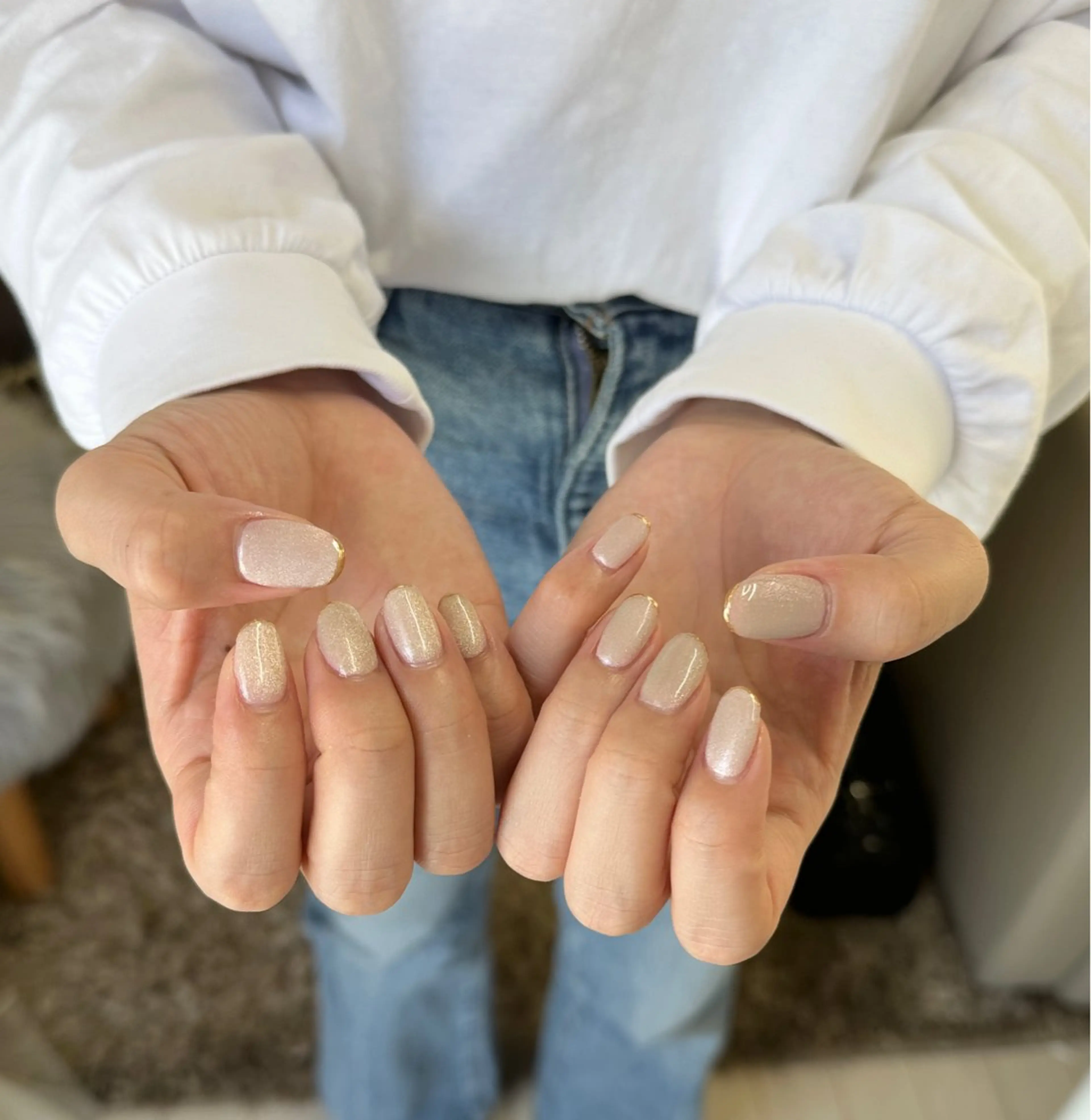 ネイル フレンチネイル POLISH サナのネイルデザイン