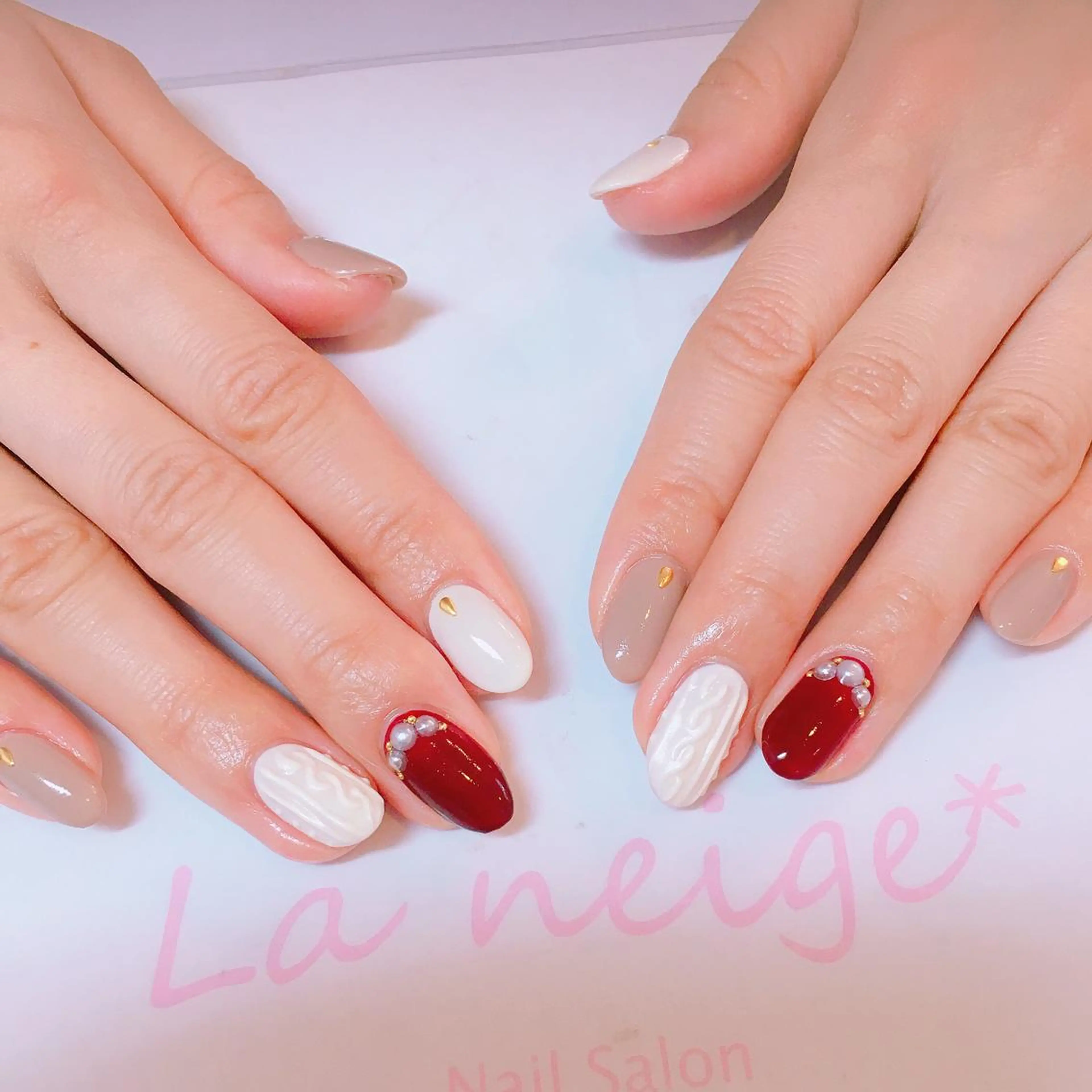 ネイル La neige* yuki 🥯🍑のネイルデザイン