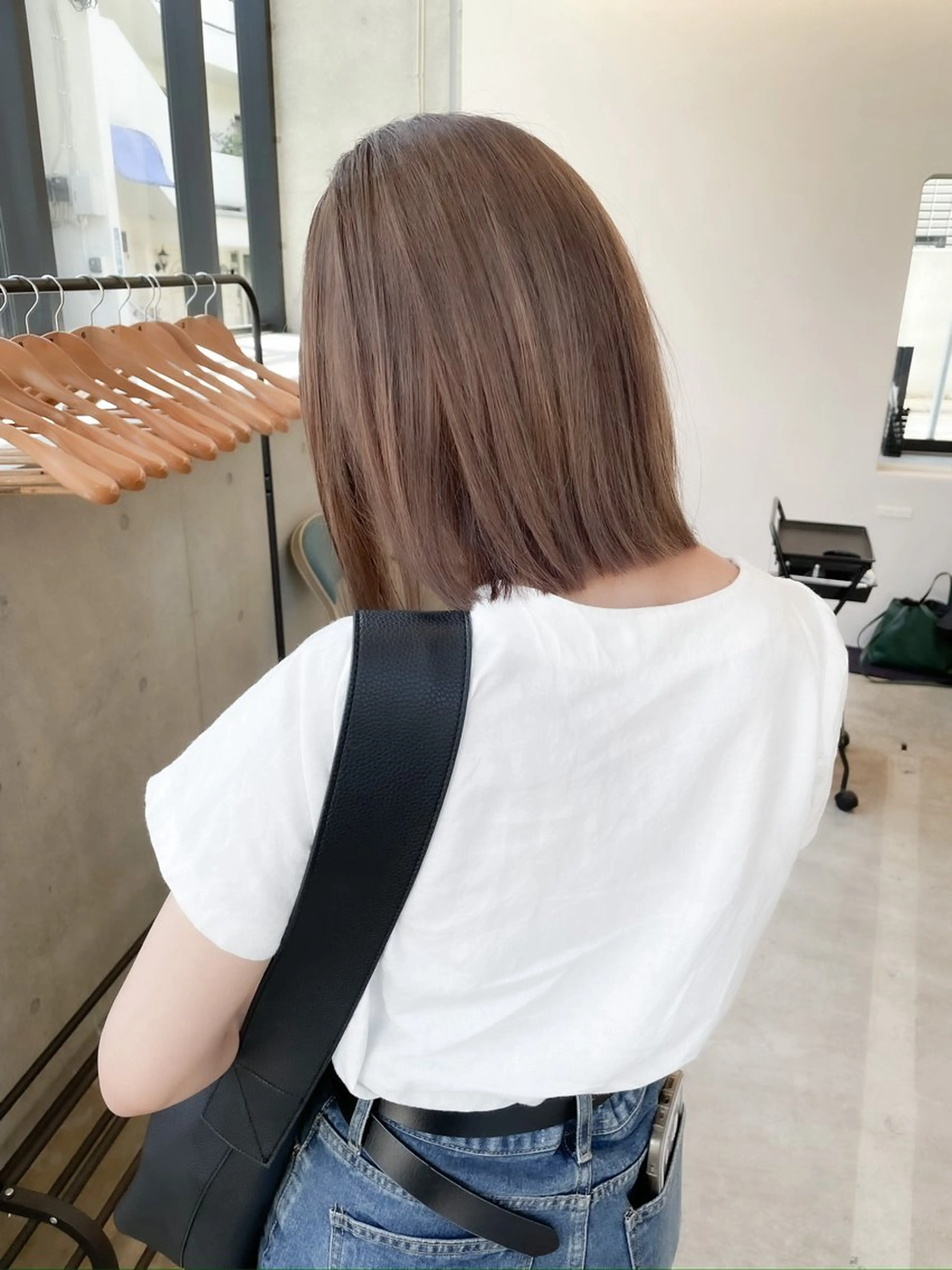 ショート カラー ヘアアレンジ ミニボブ/ブリーチ 🌈MISATOのヘアスタイル