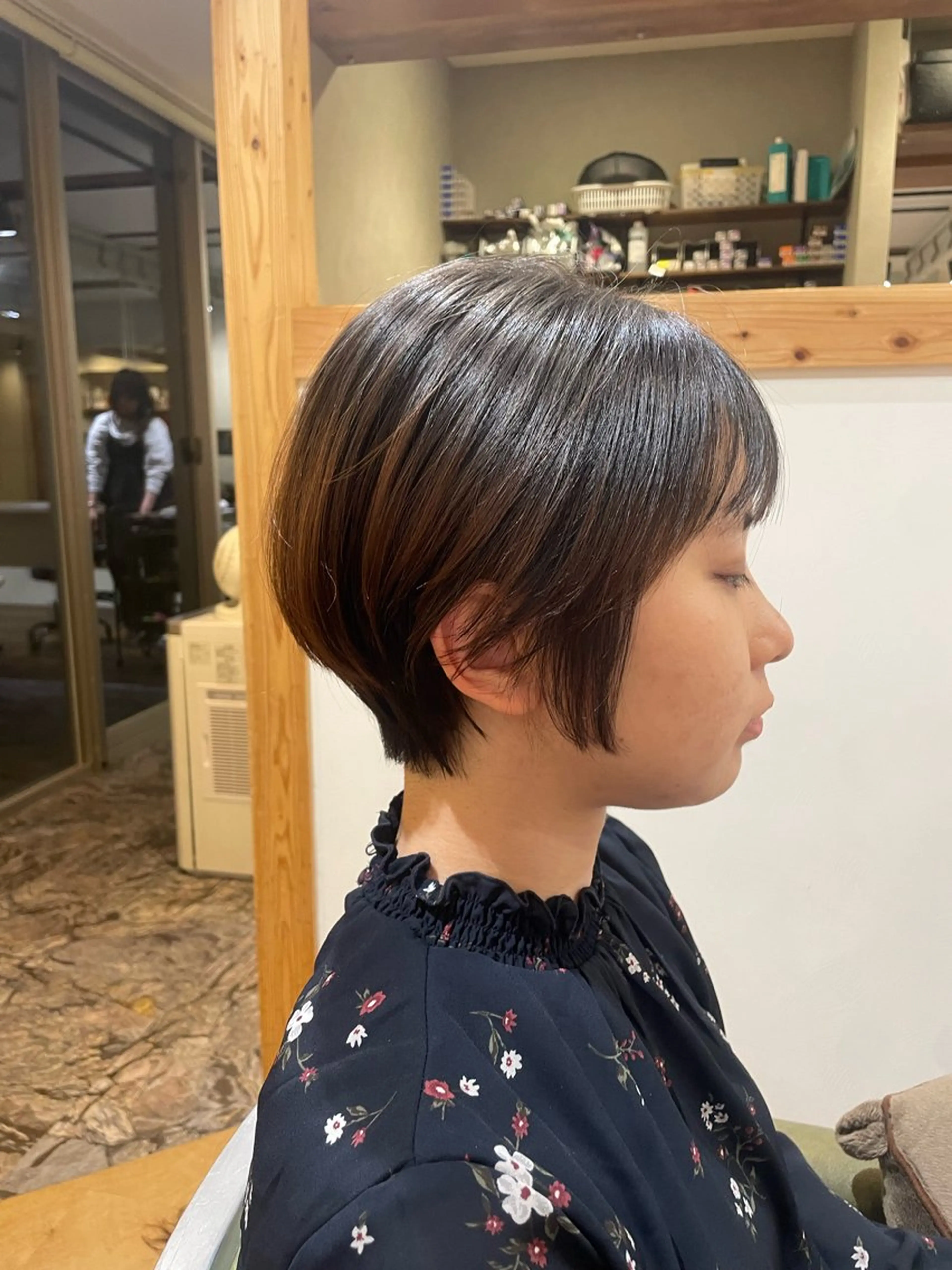 ショート カット パーマ 山口里莉 /パーマモデル募集のヘアスタイル