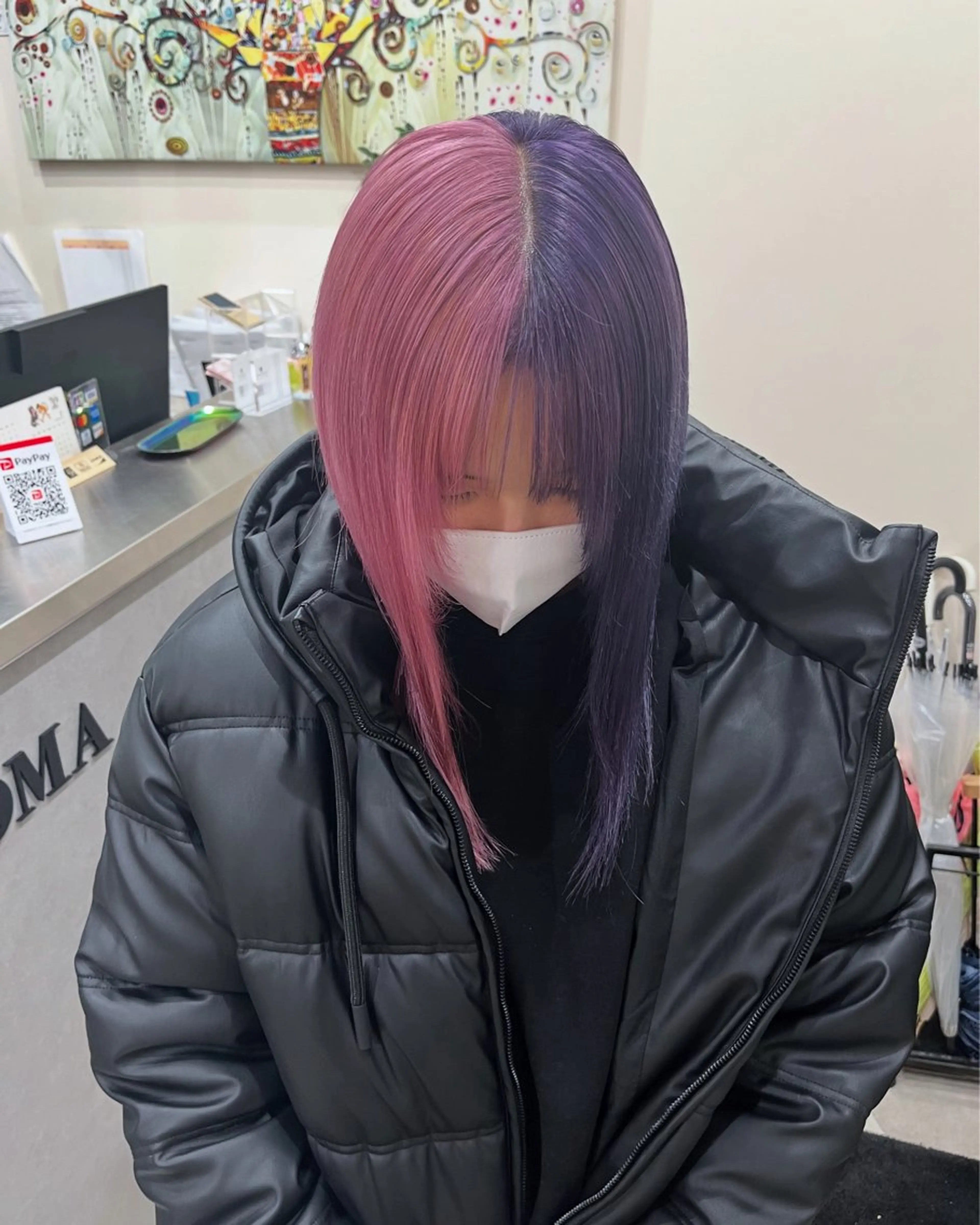 ミディアム 🌈ハイトーン/ ワタル🌈のヘアスタイル