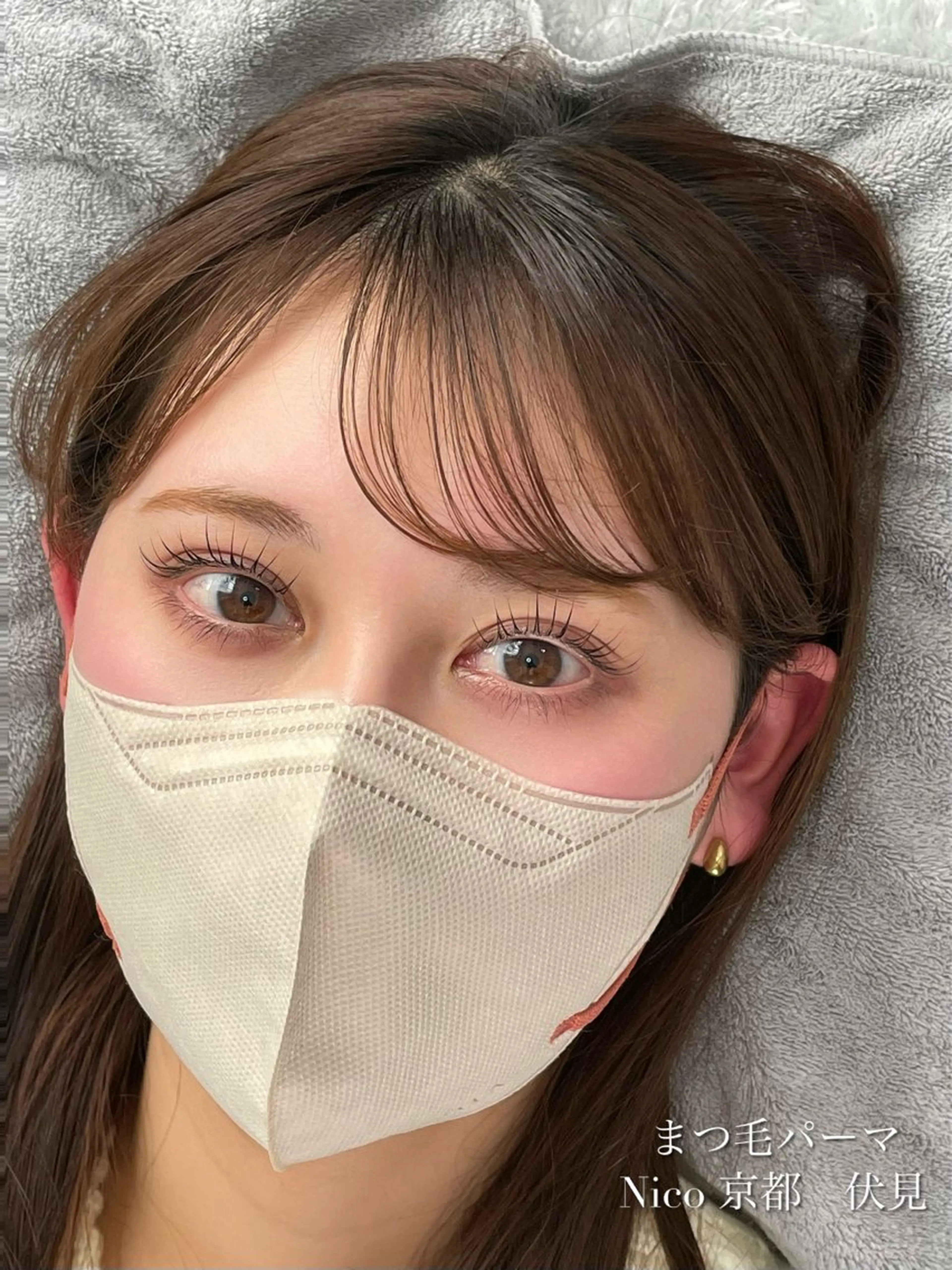 マツエク・マツパ まつげパーマ 一重×まつ毛パーマ マツパ Nico　山本 晃平の眉毛・アイブロウイメージ