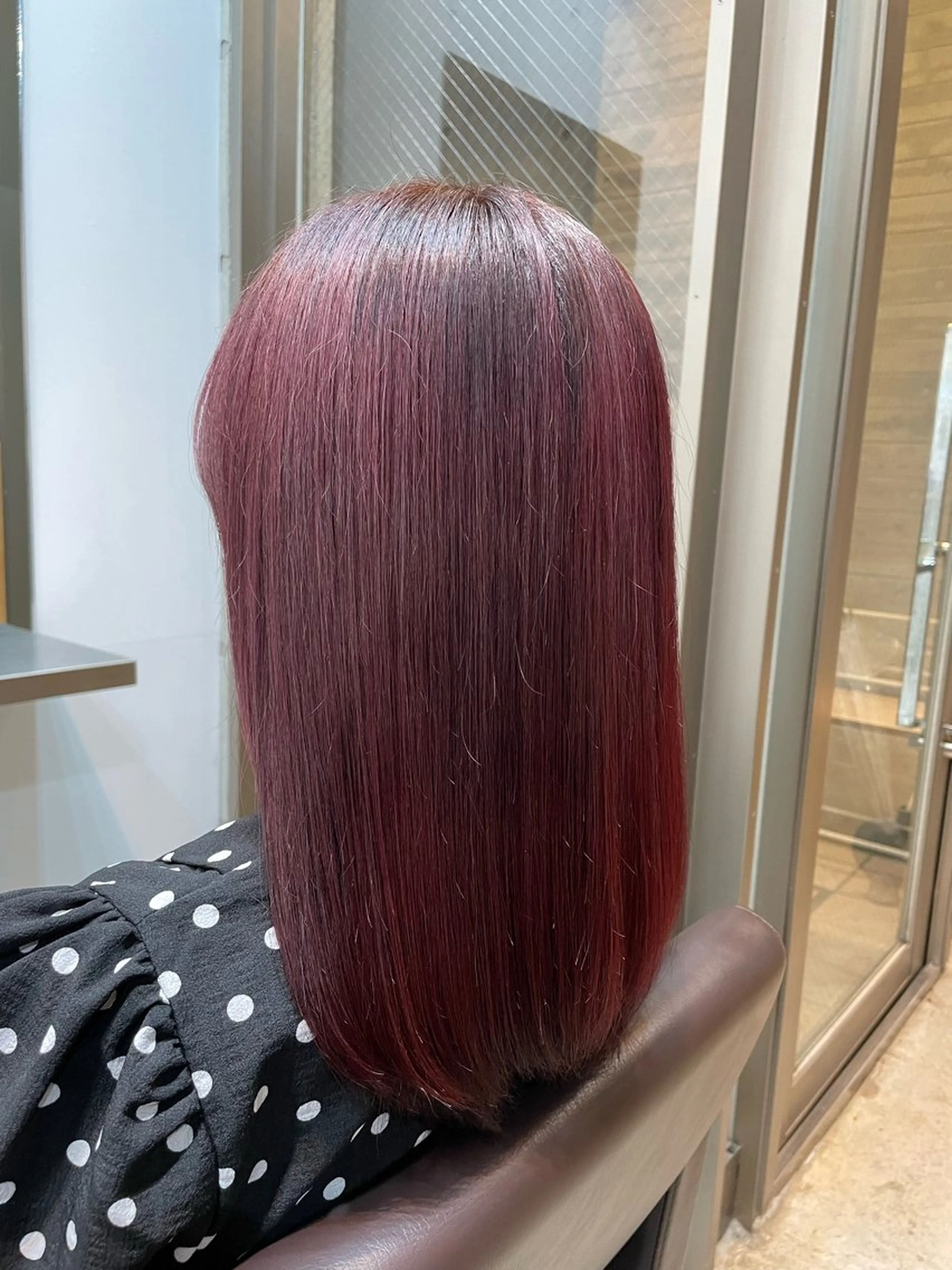 セミロング カラー レイヤーカット/ パーマ/齋藤大貴のヘアスタイル