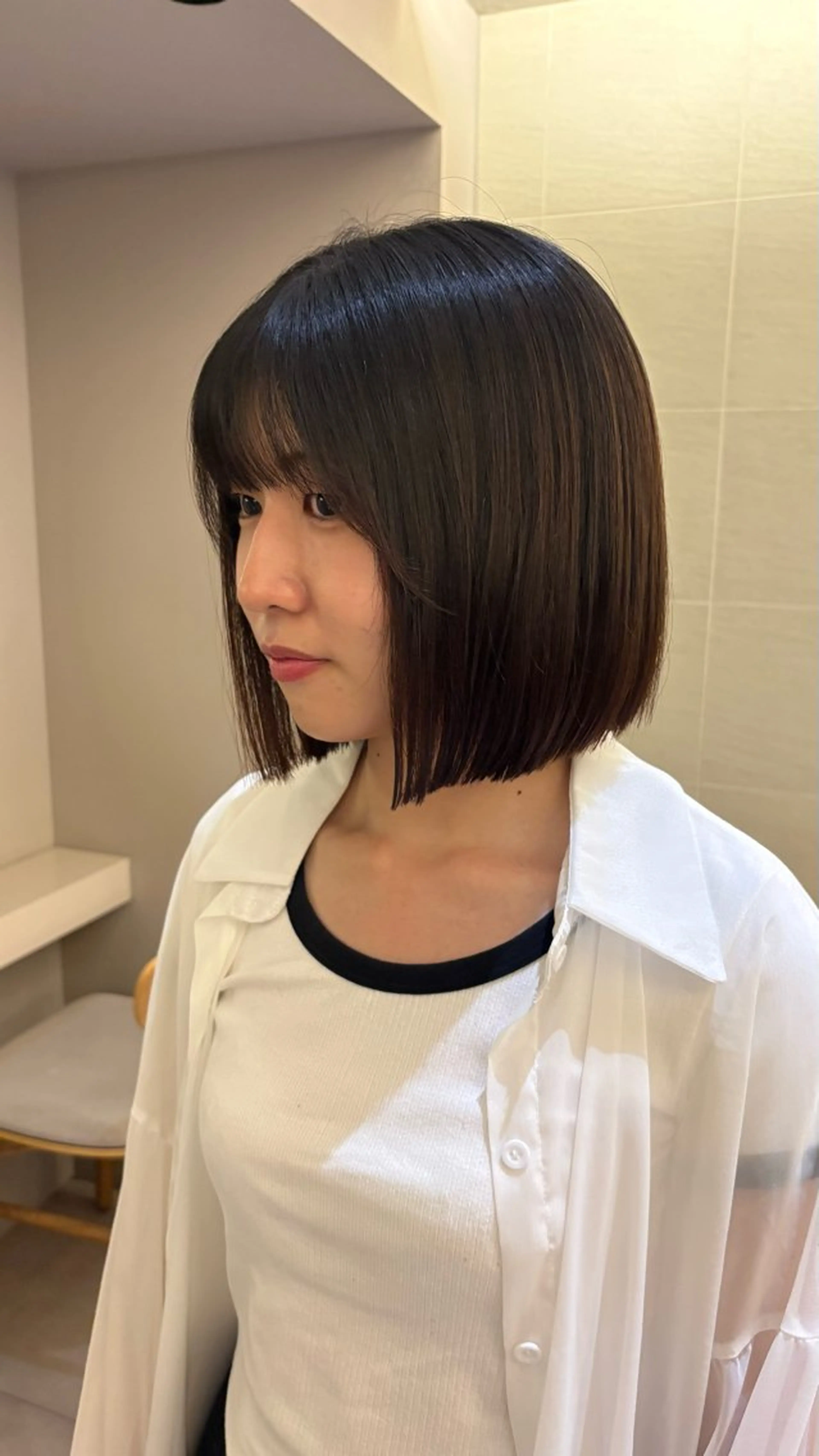 ショート 《無料カットモデル / perm》ナミのヘアスタイル